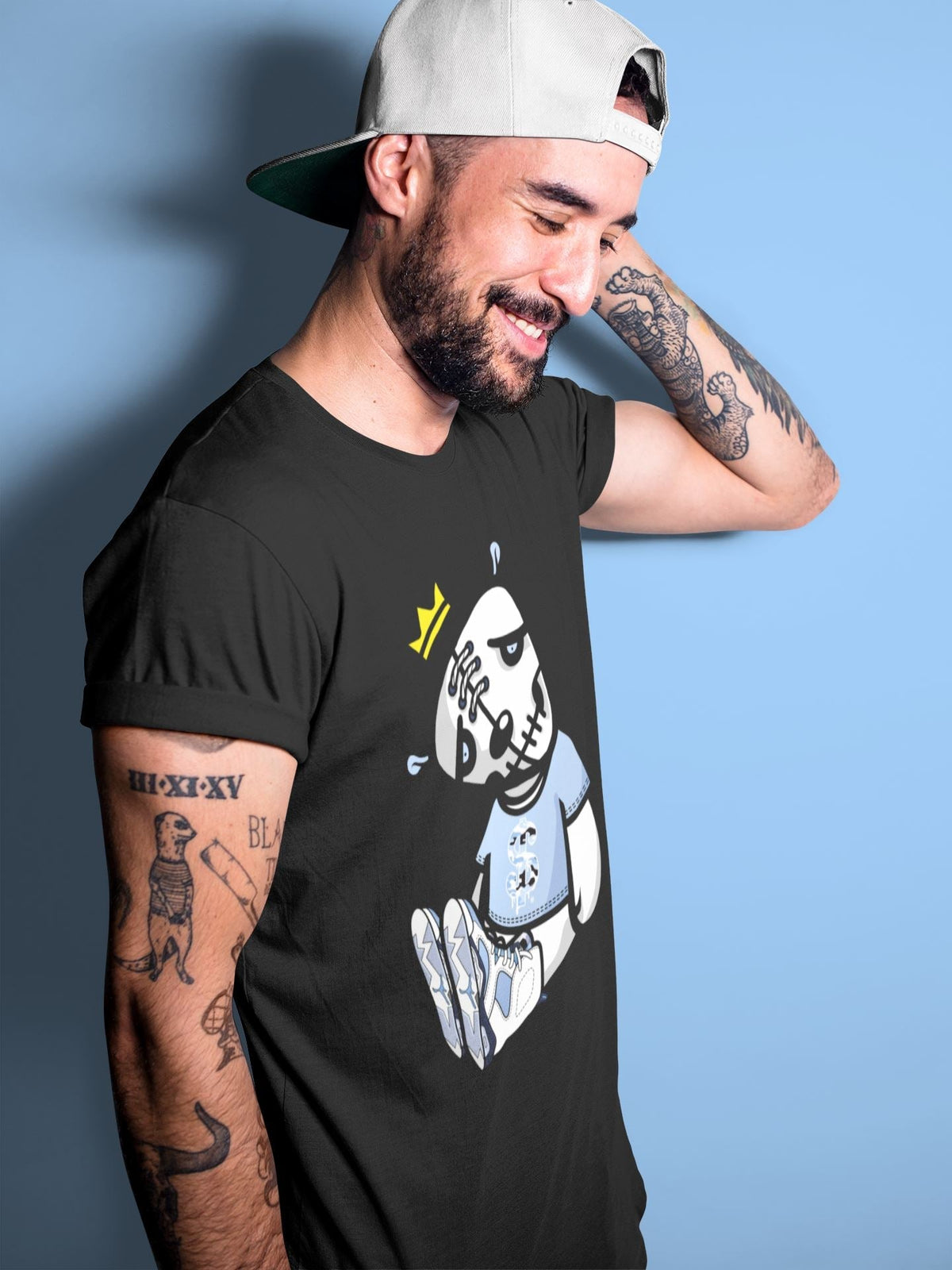 Jordan 6 UNC Shirt To Match Jordans Dead Dolls Sneaker Tees Jordan 6 UNC Drip Gear Zone Sneaker Matching Clothing Unisex Shirts