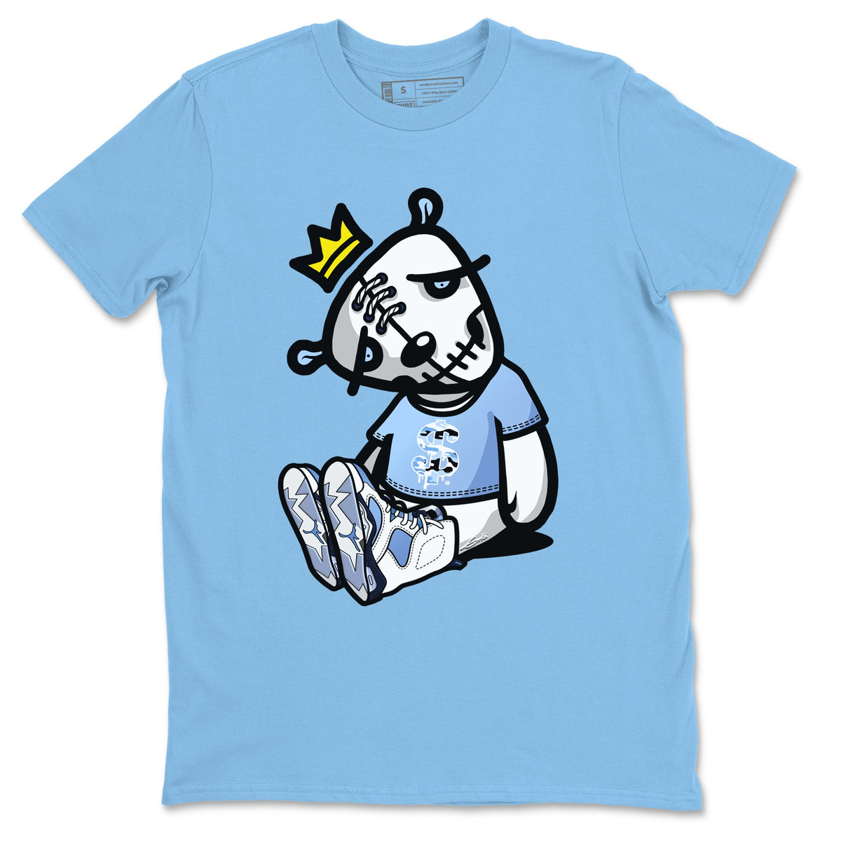 Jordan 6 UNC Shirt To Match Jordans Dead Dolls Sneaker Tees Jordan 6 UNC Drip Gear Zone Sneaker Matching Clothing Unisex Shirts