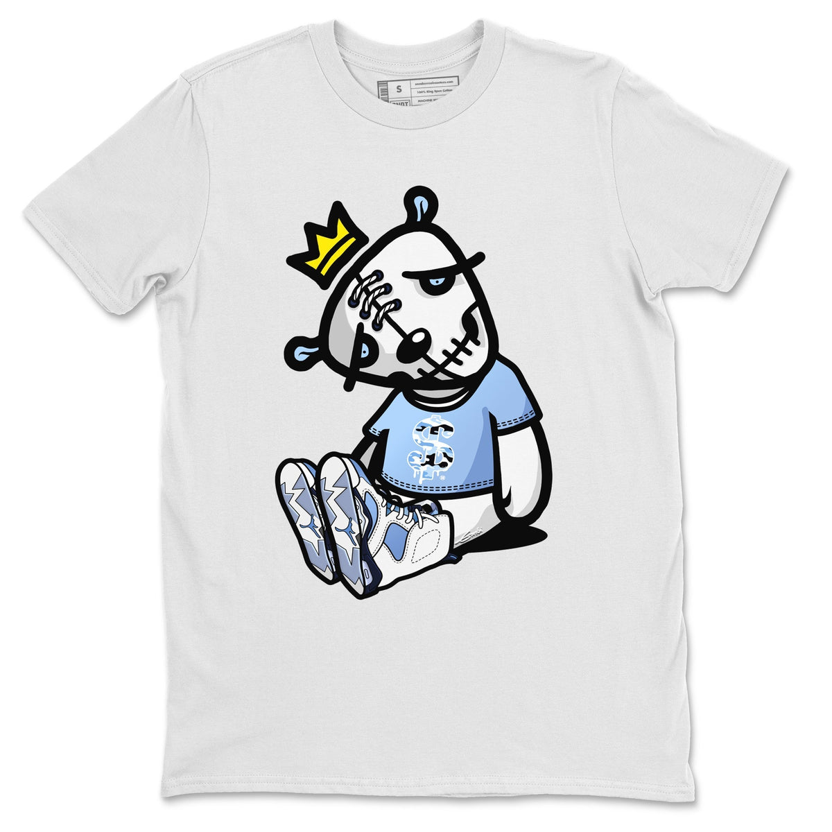 Jordan 6 UNC Shirt To Match Jordans Dead Dolls Sneaker Tees Jordan 6 UNC Drip Gear Zone Sneaker Matching Clothing Unisex Shirts