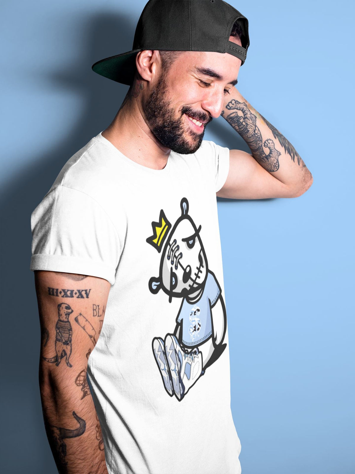 Jordan 6 UNC Shirt To Match Jordans Dead Dolls Sneaker Tees Jordan 6 UNC Drip Gear Zone Sneaker Matching Clothing Unisex Shirts