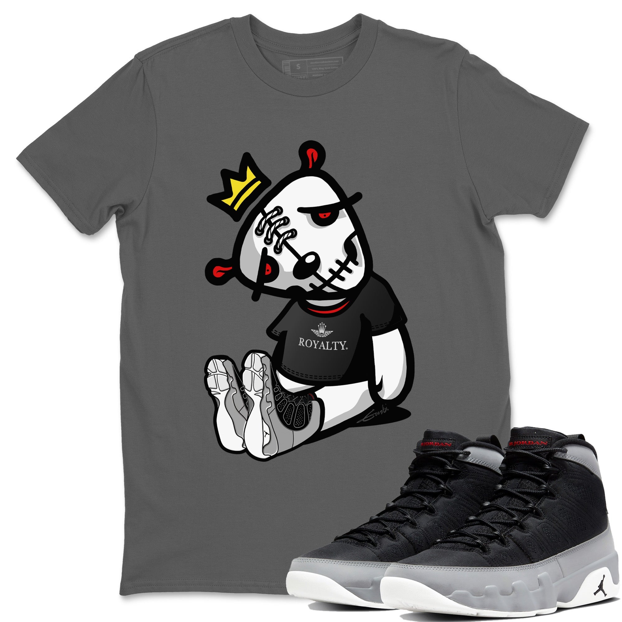 Jordan 9 Particle Grey Shirt To Match Jordans Dead Dolls Sneaker Tees Jordan 9 Particle Grey Drip Gear Zone Sneaker Matching Clothing Unisex Shirts