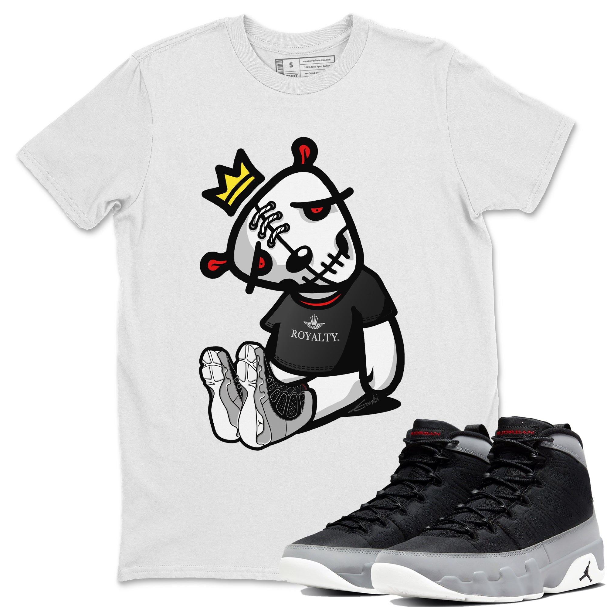 Jordan 9 Particle Grey Shirt To Match Jordans Dead Dolls Sneaker Tees Jordan 9 Particle Grey Drip Gear Zone Sneaker Matching Clothing Unisex Shirts