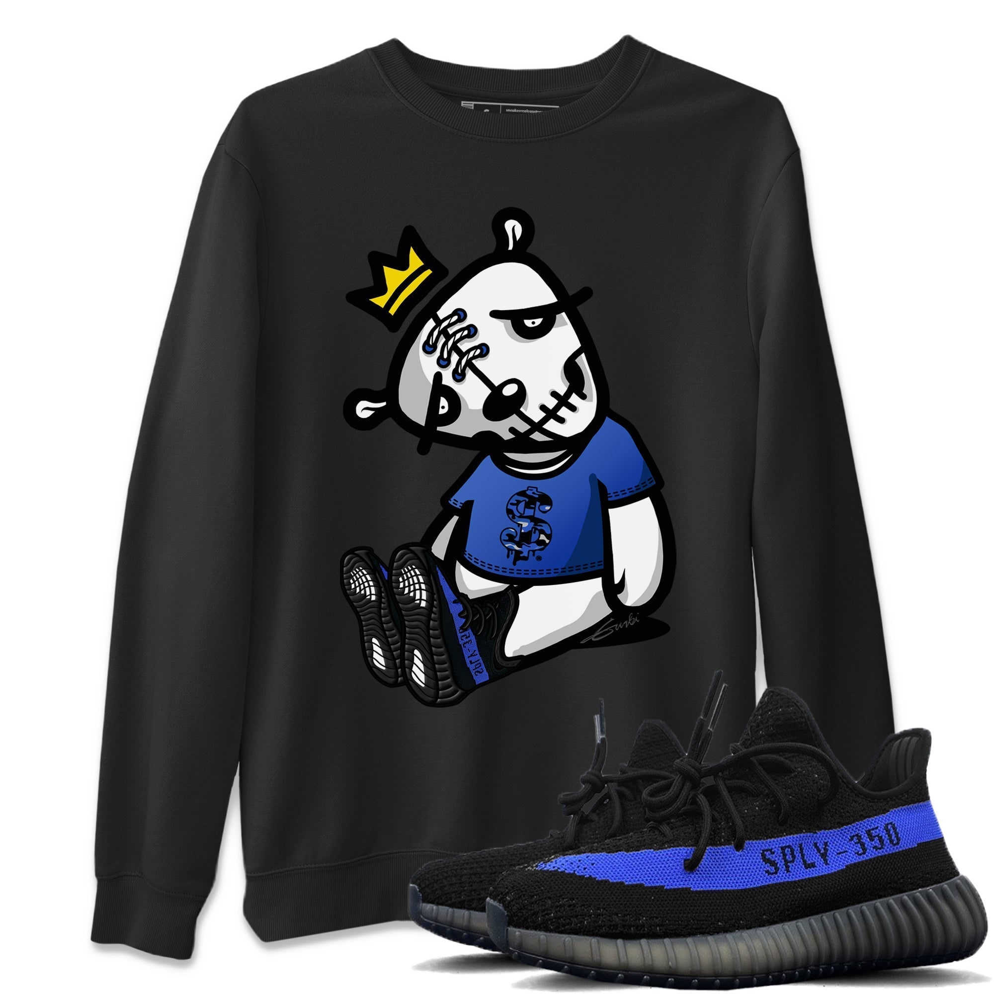 Yeezy 350 Dazzling Blue Shirt To Match Jordans Dead Dolls Sneaker Tees Yeezy 350 Dazzling Blue Drip Gear Zone Sneaker Matching Clothing Unisex Shirts