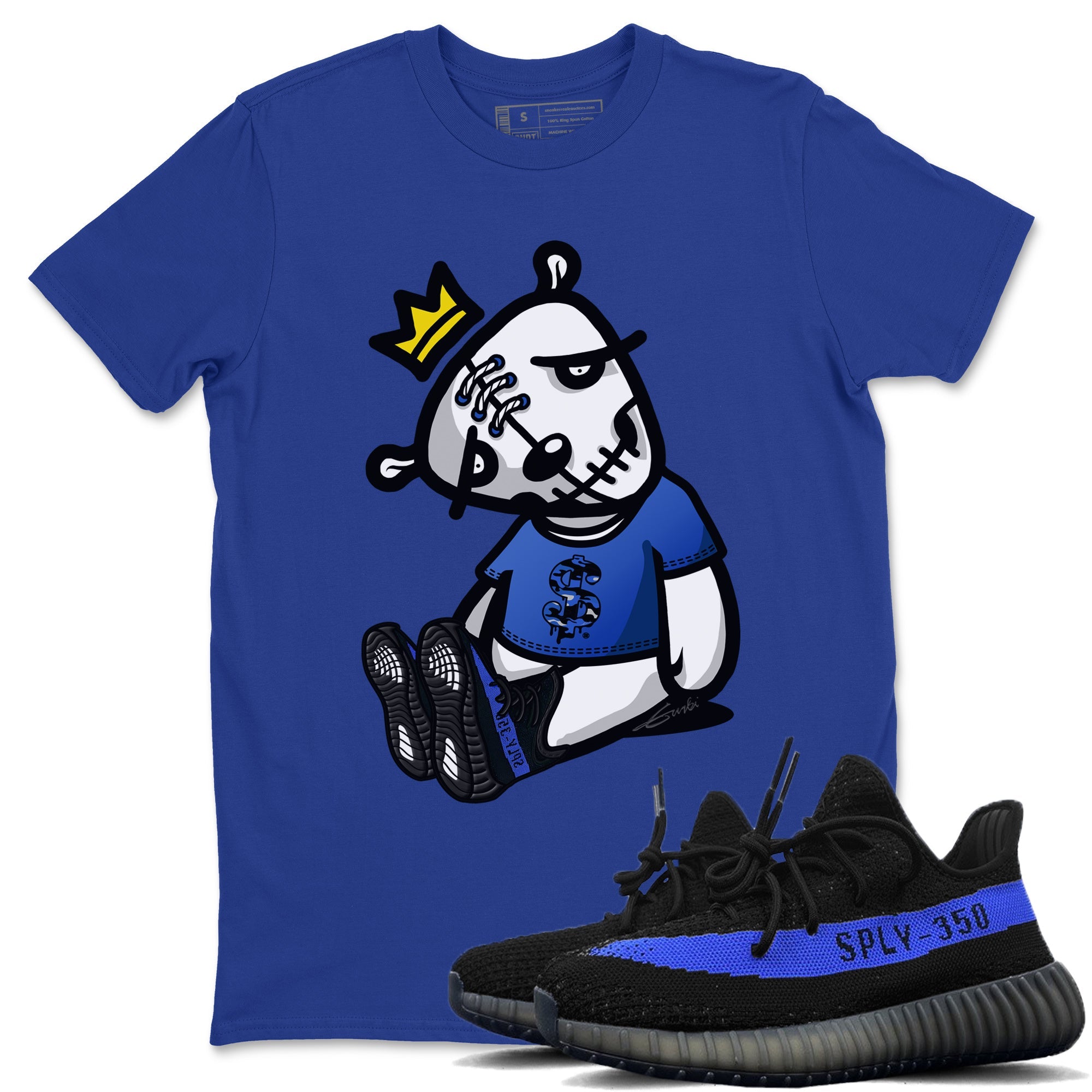 Yeezy 350 Dazzling Blue Shirt To Match Jordans Dead Dolls Sneaker Tees Yeezy 350 Dazzling Blue Drip Gear Zone Sneaker Matching Clothing Unisex Shirts