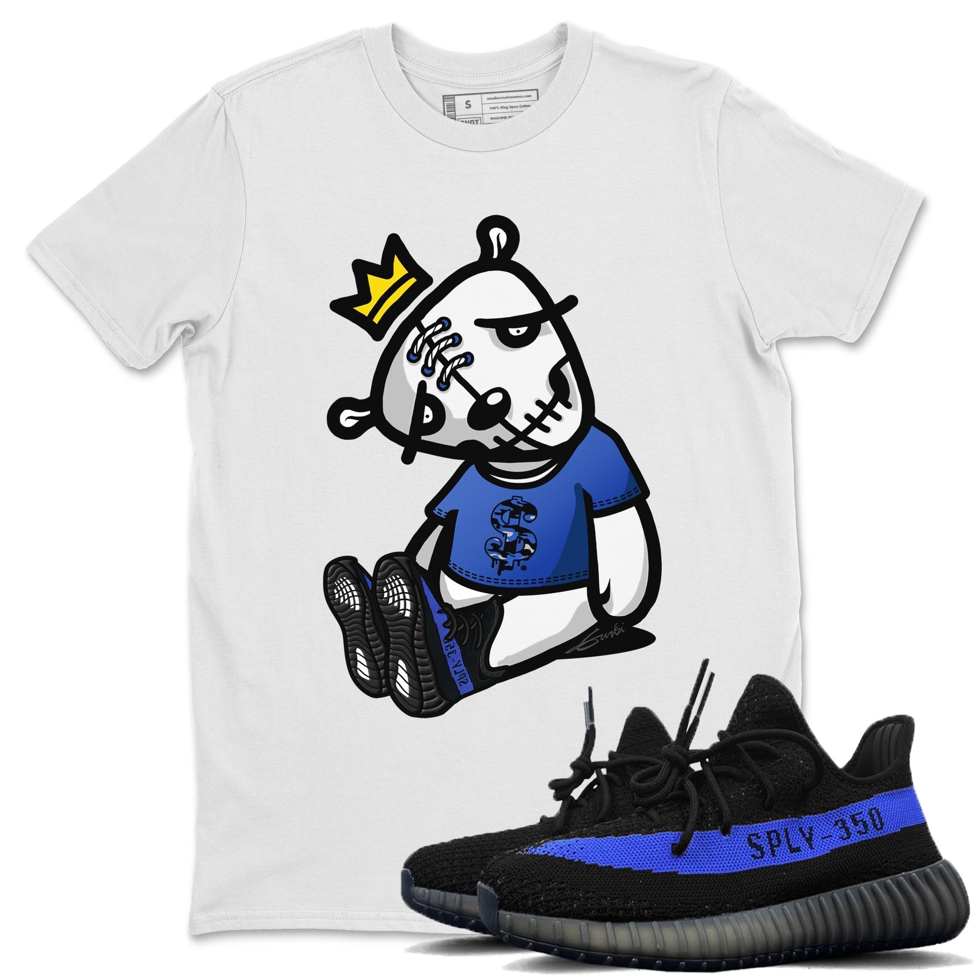 Yeezy 350 Dazzling Blue Shirt To Match Jordans Dead Dolls Sneaker Tees Yeezy 350 Dazzling Blue Drip Gear Zone Sneaker Matching Clothing Unisex Shirts