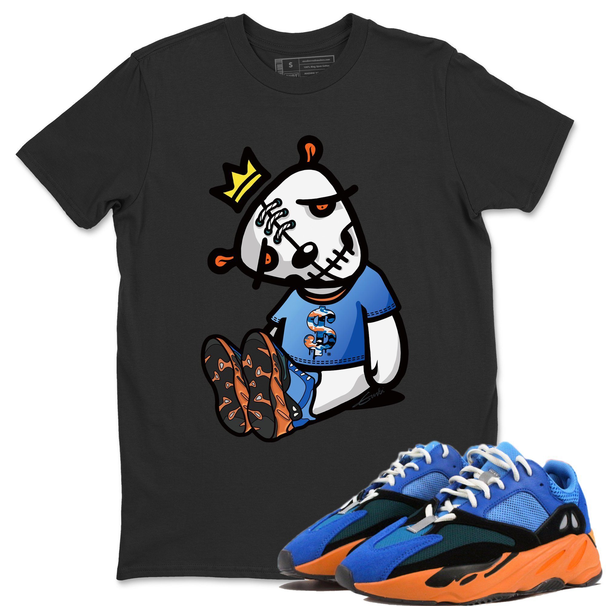 Yeezy 700 Bright Blue Shirt To Match Jordans Dead Dolls Sneaker Tees Yeezy 700 Bright Blue Drip Gear Zone Sneaker Matching Clothing Unisex Shirts