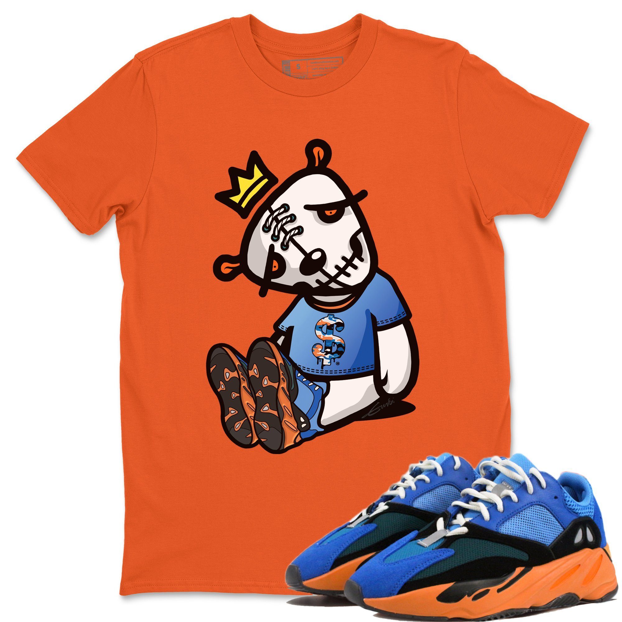 Yeezy 700 Bright Blue Shirt To Match Jordans Dead Dolls Sneaker Tees Yeezy 700 Bright Blue Drip Gear Zone Sneaker Matching Clothing Unisex Shirts