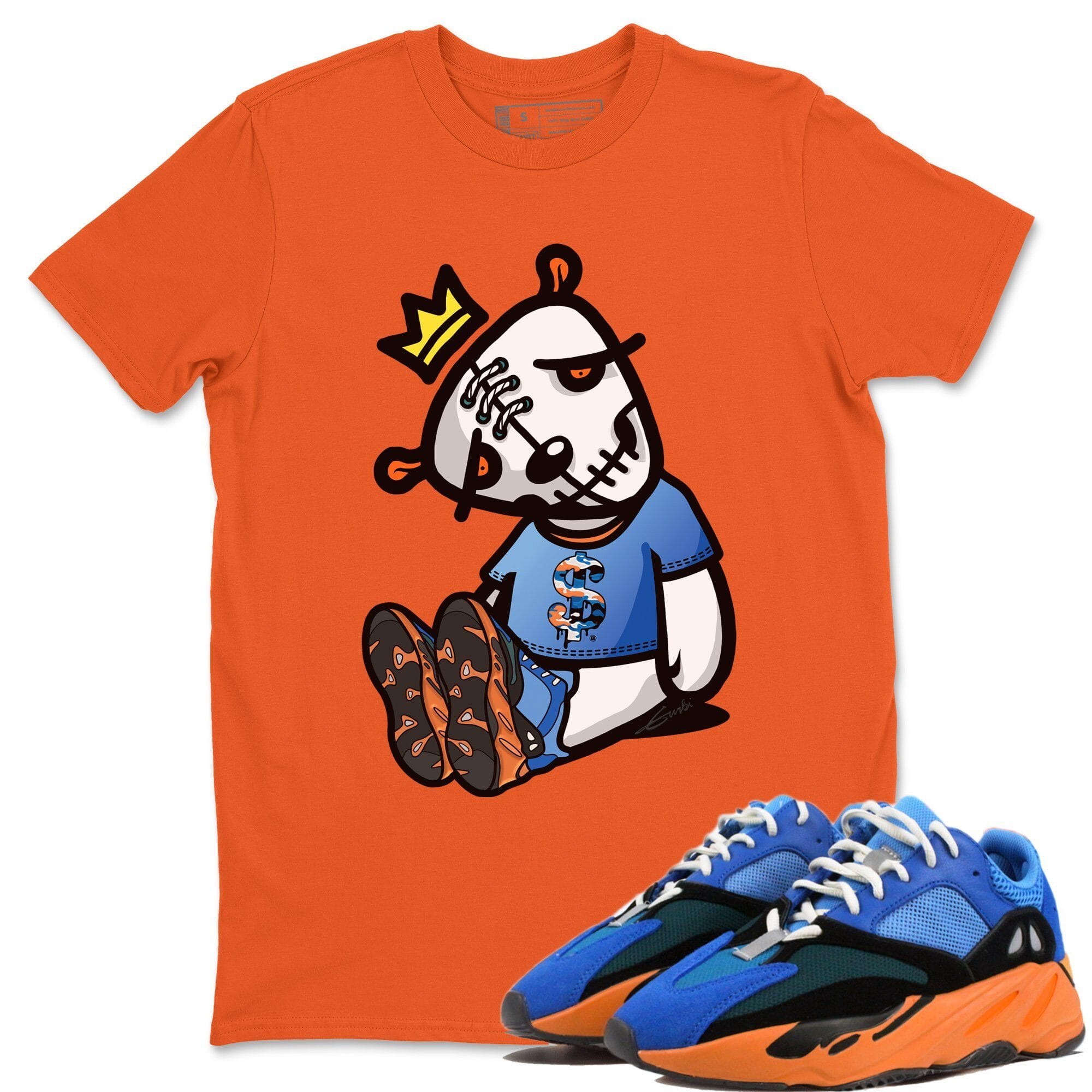Yeezy 700 Bright Blue Shirt To Match Jordans Dead Dolls Sneaker Tees Yeezy 700 Bright Blue Drip Gear Zone Sneaker Matching Clothing Unisex Shirts