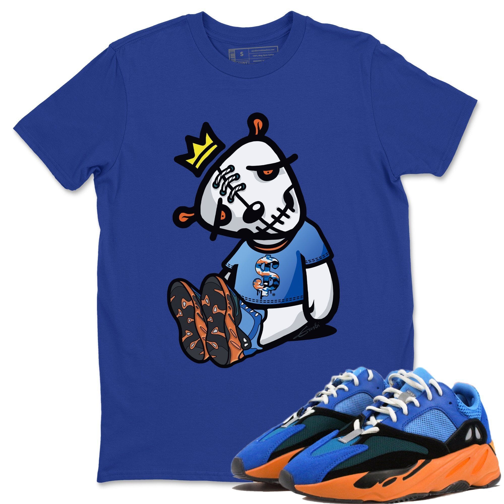 Yeezy 700 Bright Blue Shirt To Match Jordans Dead Dolls Sneaker Tees Yeezy 700 Bright Blue Drip Gear Zone Sneaker Matching Clothing Unisex Shirts