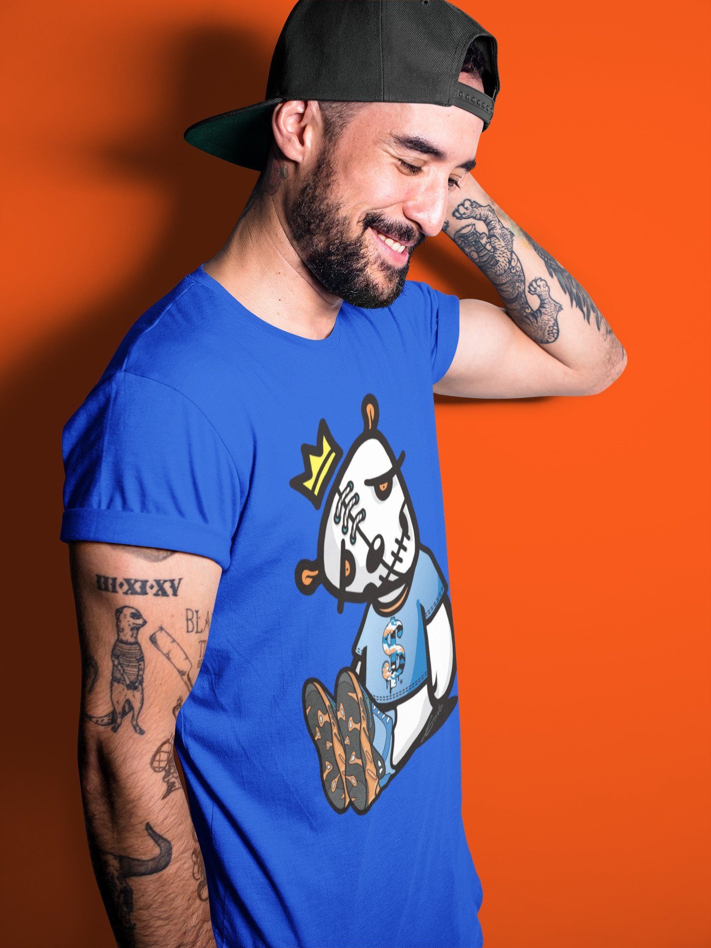 Yeezy 700 Bright Blue Shirt To Match Jordans Dead Dolls Sneaker Tees Yeezy 700 Bright Blue Drip Gear Zone Sneaker Matching Clothing Unisex Shirts