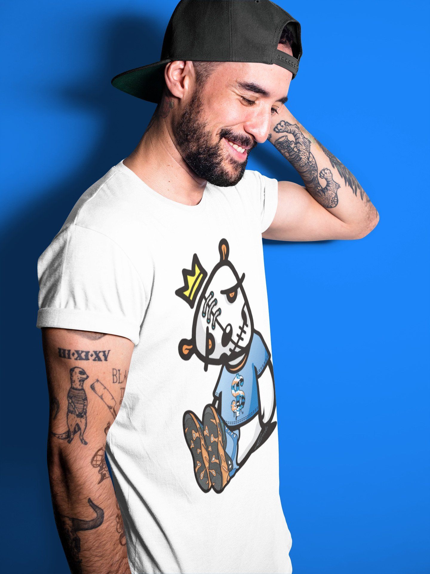 Yeezy 700 Bright Blue Shirt To Match Jordans Dead Dolls Sneaker Tees Yeezy 700 Bright Blue Drip Gear Zone Sneaker Matching Clothing Unisex Shirts