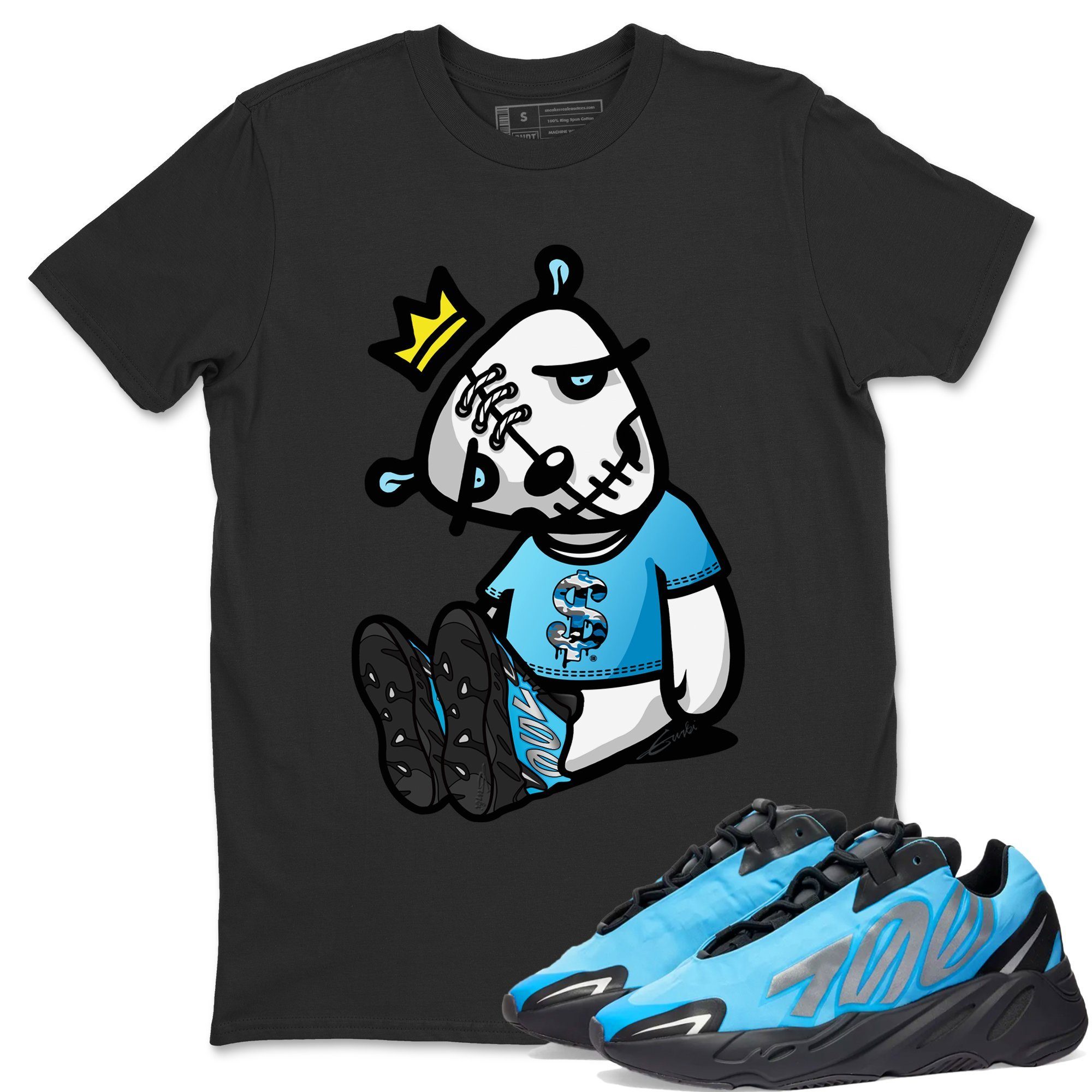 Yeezy 700 Bright Cyan Shirt To Match Jordans Dead Dolls Sneaker Tees Yeezy 700 Bright Cyan Drip Gear Zone Sneaker Matching Clothing Unisex Shirts