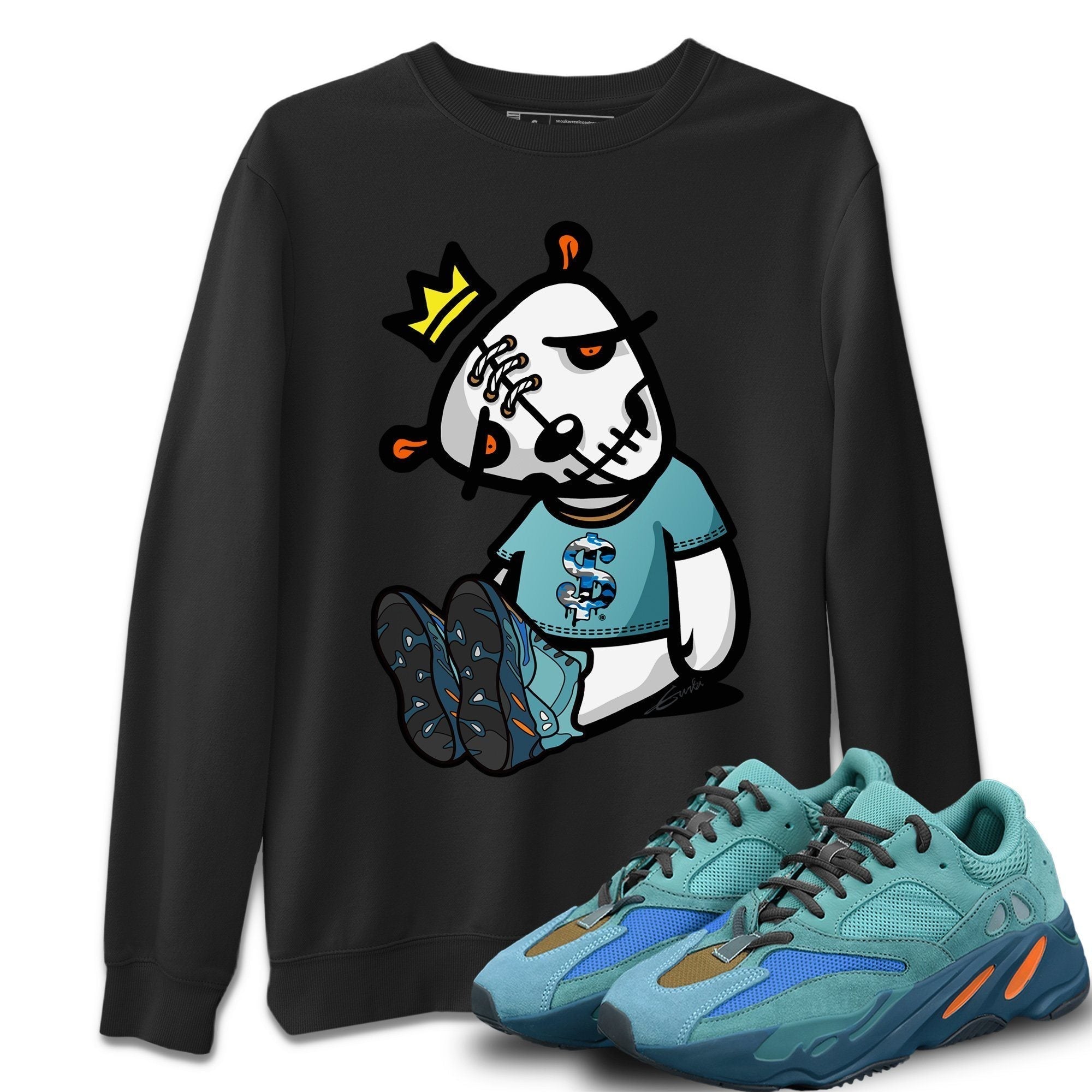 Yeezy 700 Faded Azure Shirt To Match Jordans Dead Dolls Sneaker Tees Yeezy 700 Faded Azure Drip Gear Zone Sneaker Matching Clothing Unisex Shirts