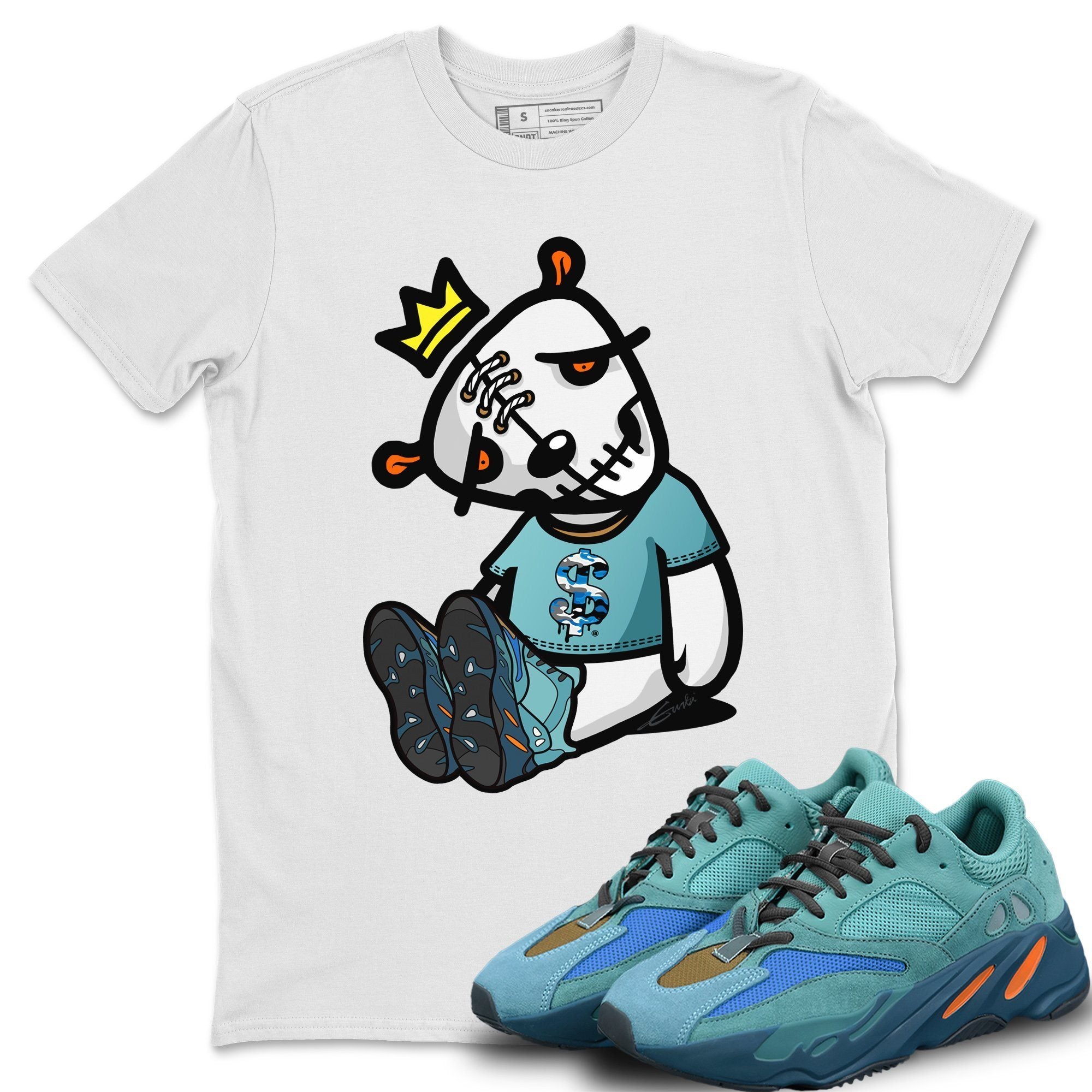 Yeezy 700 Faded Azure Shirt To Match Jordans Dead Dolls Sneaker Tees Yeezy 700 Faded Azure Drip Gear Zone Sneaker Matching Clothing Unisex Shirts