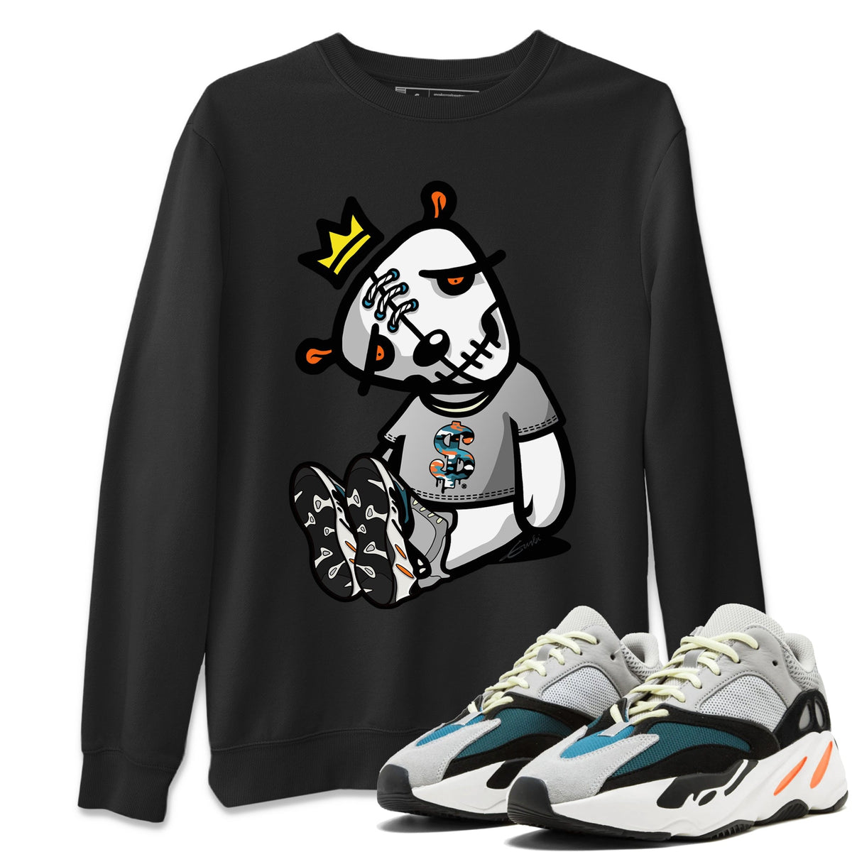 Yeezy 700 Wave Runner Shirt To Match Jordans Dead Dolls Sneaker Tees Yeezy 700 Wave Runner Drip Gear Zone Sneaker Matching Clothing Unisex Shirts