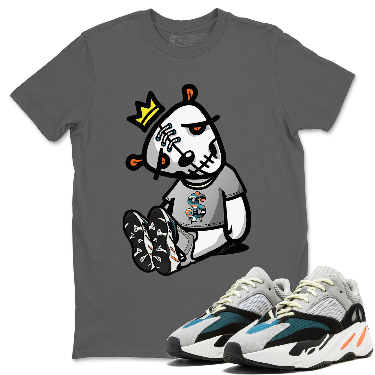 Yeezy 700 Wave Runner Shirt To Match Jordans Dead Dolls Sneaker Tees Yeezy 700 Wave Runner Drip Gear Zone Sneaker Matching Clothing Unisex Shirts