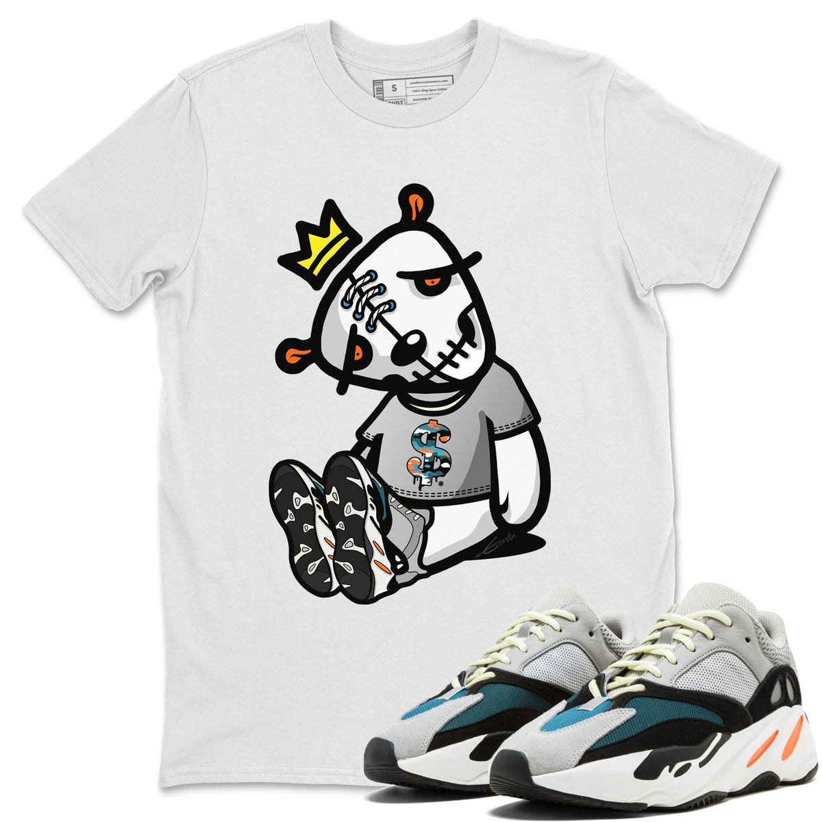 Yeezy 700 Wave Runner Shirt To Match Jordans Dead Dolls Sneaker Tees Yeezy 700 Wave Runner Drip Gear Zone Sneaker Matching Clothing Unisex Shirts