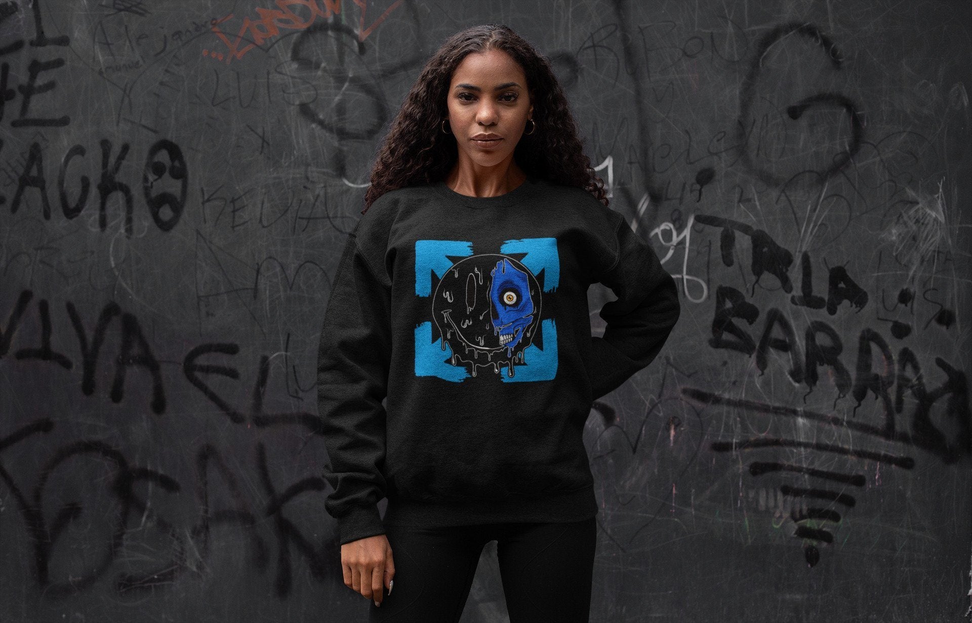 Jordan 2 OFF-WHITE Black Blue Shirt To Match Jordans Dead Inside Sneaker Tees Jordan 2 OFF-WHITE Black Blue Drip Gear Zone Sneaker Matching Clothing Unisex Shirts