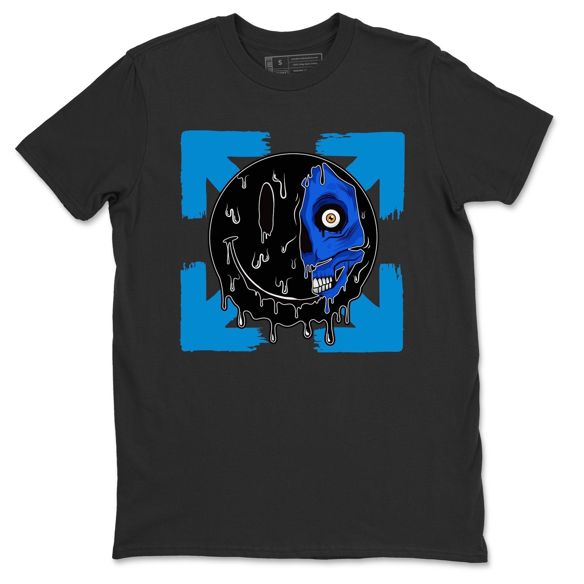 Jordan 2 OFF-WHITE Black Blue Shirt To Match Jordans Dead Inside Sneaker Tees Jordan 2 OFF-WHITE Black Blue Drip Gear Zone Sneaker Matching Clothing Unisex Shirts