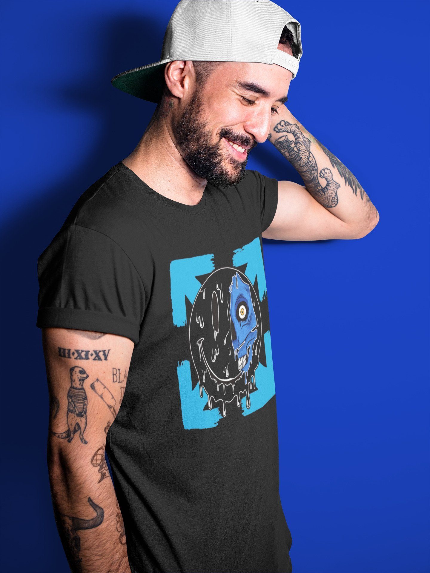 Jordan 2 OFF-WHITE Black Blue Shirt To Match Jordans Dead Inside Sneaker Tees Jordan 2 OFF-WHITE Black Blue Drip Gear Zone Sneaker Matching Clothing Unisex Shirts