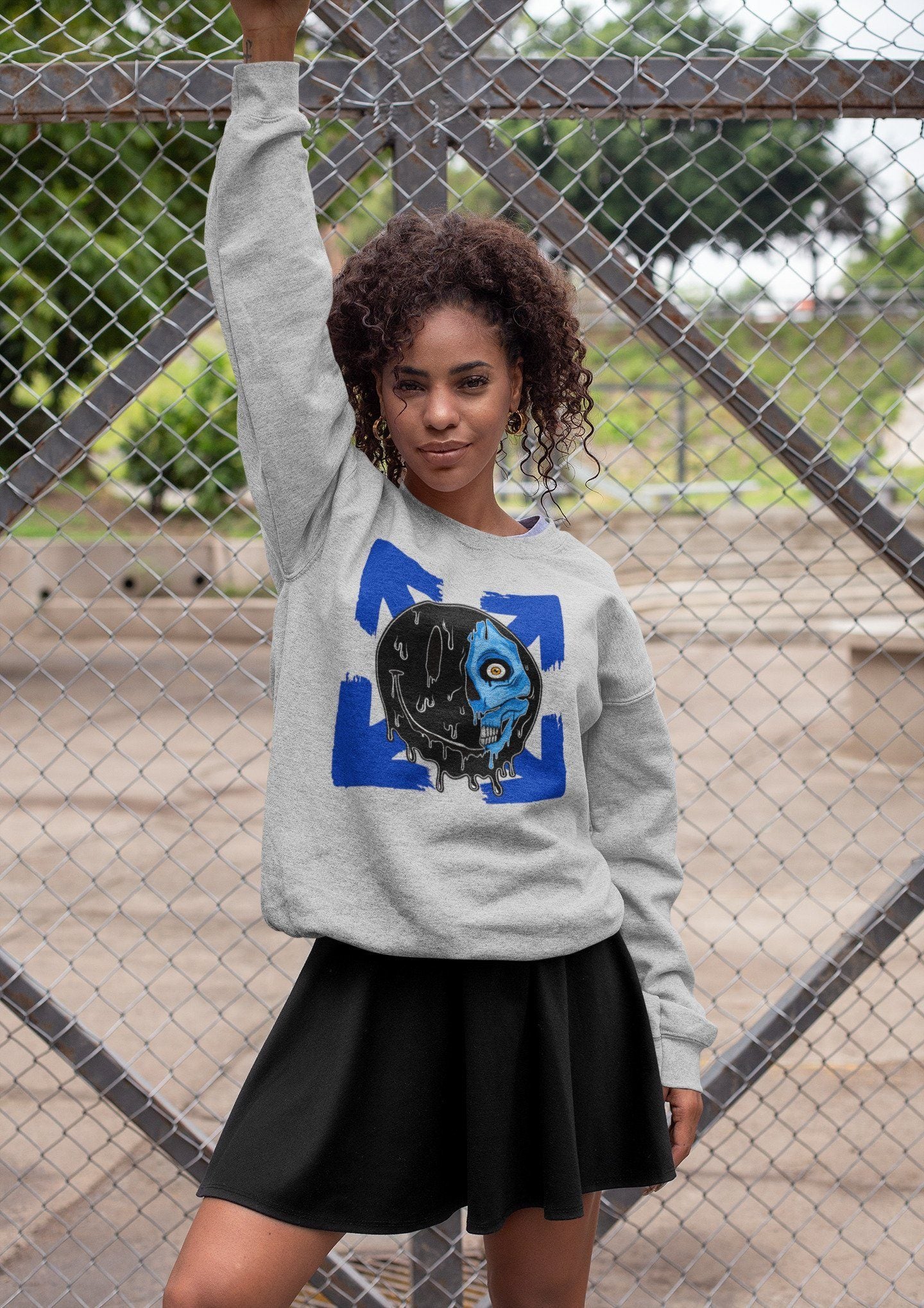 Jordan 2 OFF-WHITE Black Blue Shirt To Match Jordans Dead Inside Sneaker Tees Jordan 2 OFF-WHITE Black Blue Drip Gear Zone Sneaker Matching Clothing Unisex Shirts