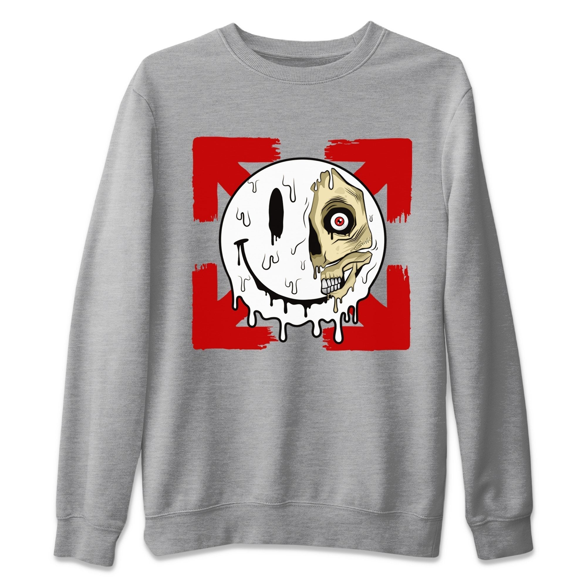 Jordan 2 OFF-WHITE Varsity Red Shirt To Match Jordans Dead Inside Sneaker Tees Jordan 2 OFF-WHITE Varsity Red Drip Gear Zone Sneaker Matching Clothing Unisex Shirts