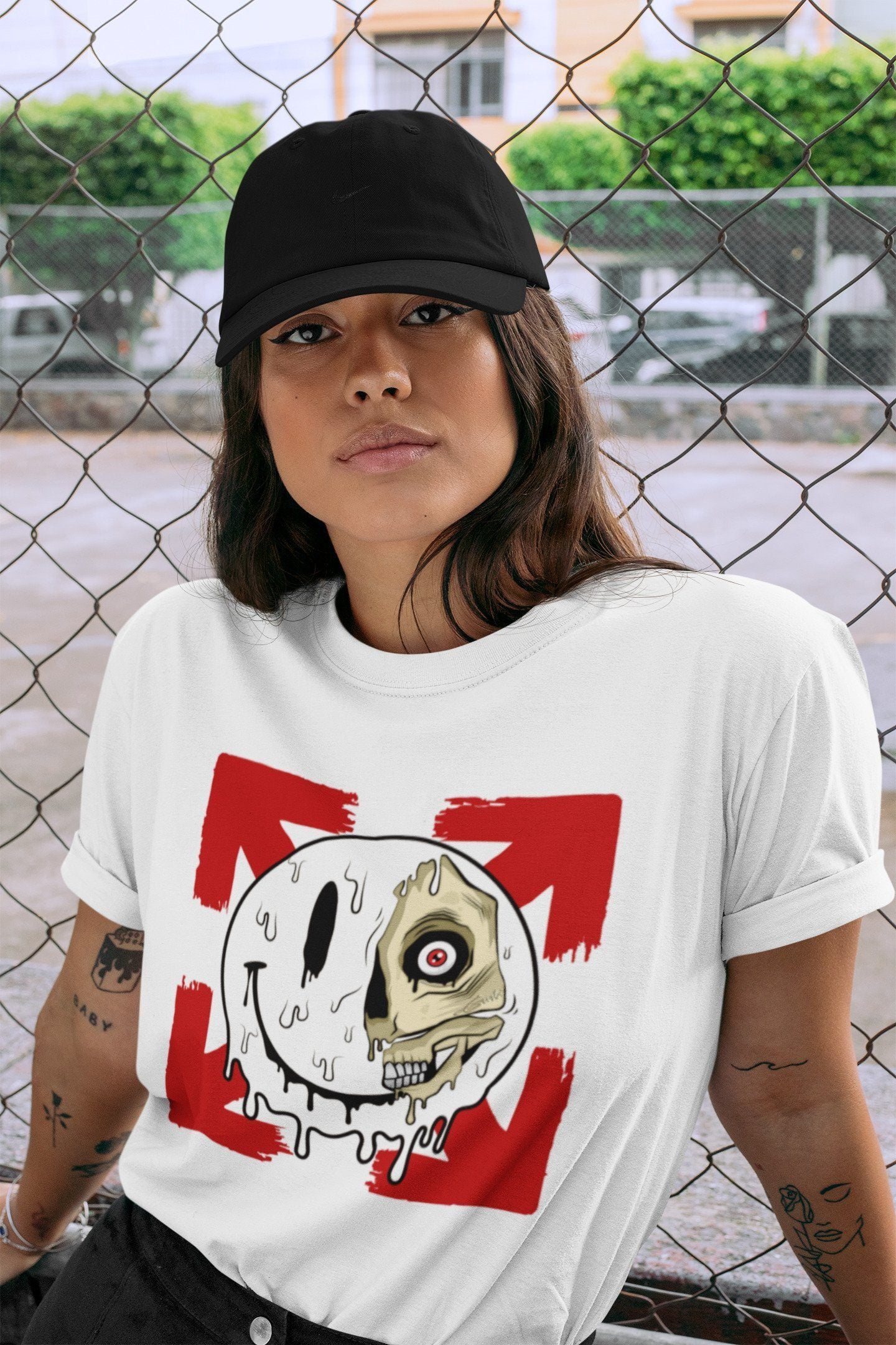 Jordan 2 OFF-WHITE Varsity Red Shirt To Match Jordans Dead Inside Sneaker Tees Jordan 2 OFF-WHITE Varsity Red Drip Gear Zone Sneaker Matching Clothing Unisex Shirts