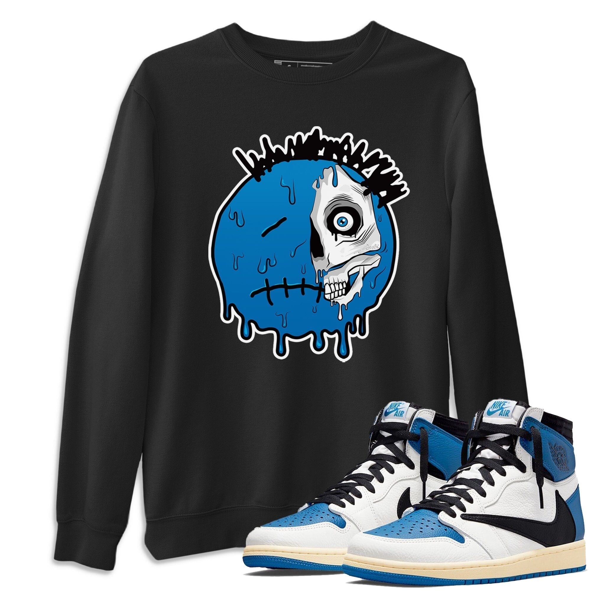 Jordan 1 Travis Scott Fragment Shirt To Match Jordans Dead Inside Sneaker Tees Jordan 1 Travis Scott Fragment Drip Gear Zone Sneaker Matching Clothing Unisex Shirts