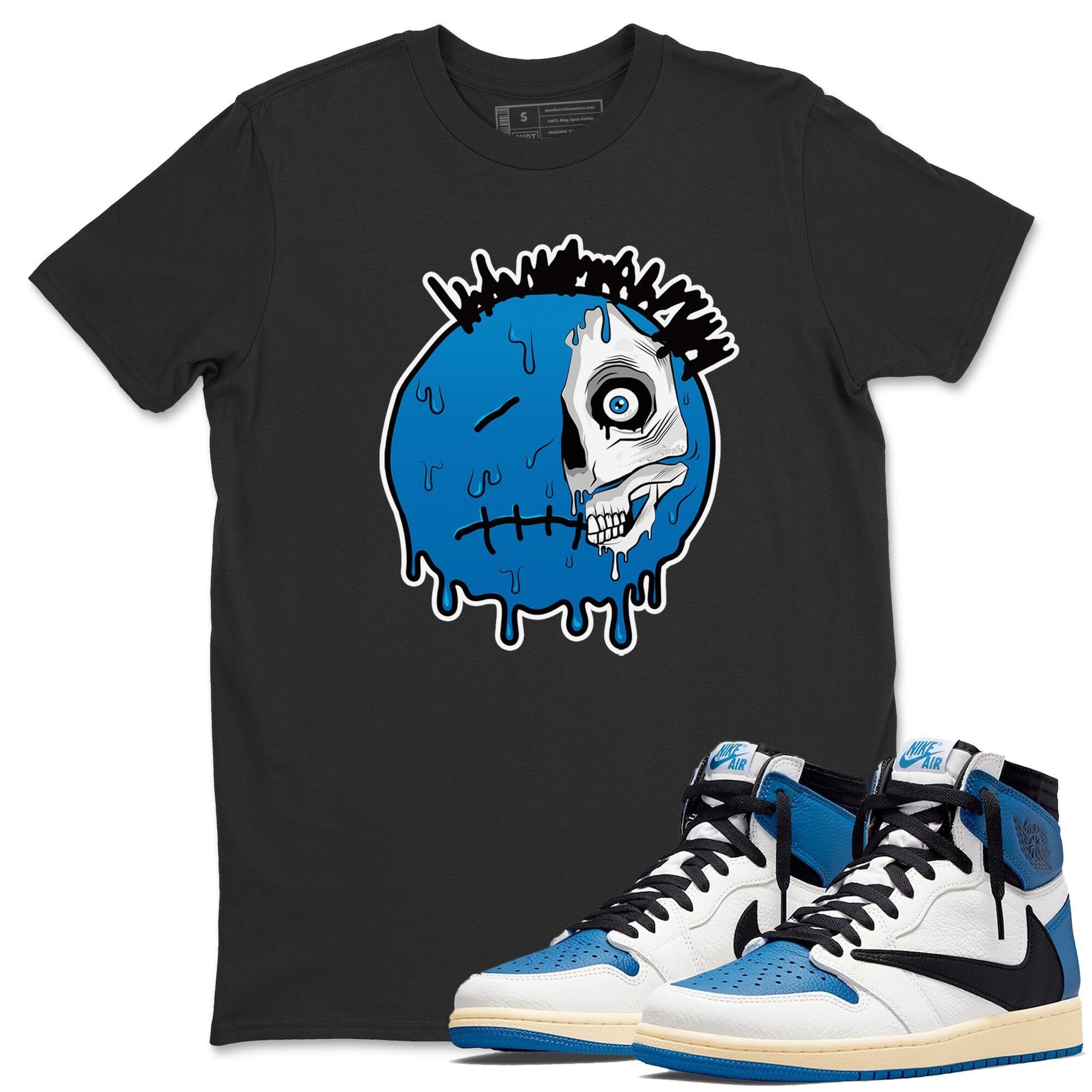 Jordan 1 Travis Scott Fragment Shirt To Match Jordans Dead Inside Sneaker Tees Jordan 1 Travis Scott Fragment Drip Gear Zone Sneaker Matching Clothing Unisex Shirts