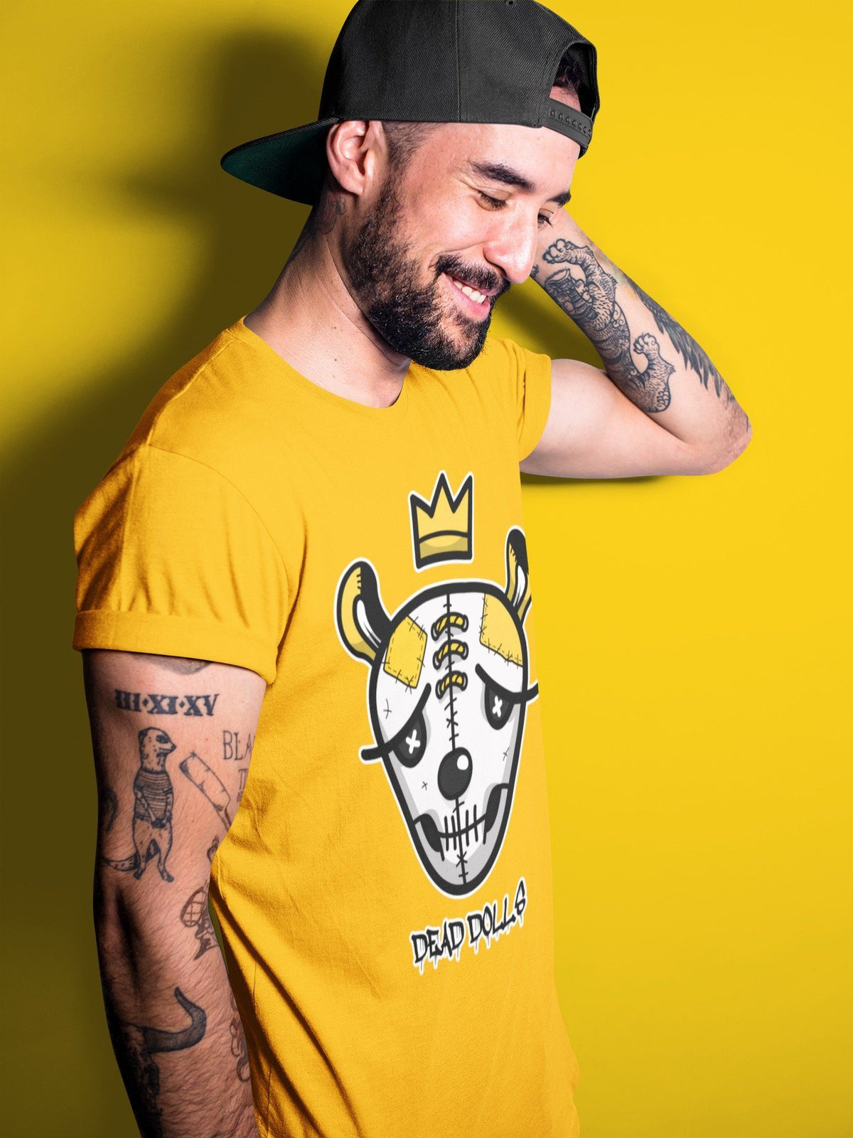 Dunk Championship Goldenrod Sneaker Match Tees Ded Dolls Face Sneaker Tees Dunk Championship Goldenrod Jordan to match sneaker T-Shirt Crew Neck Shirts