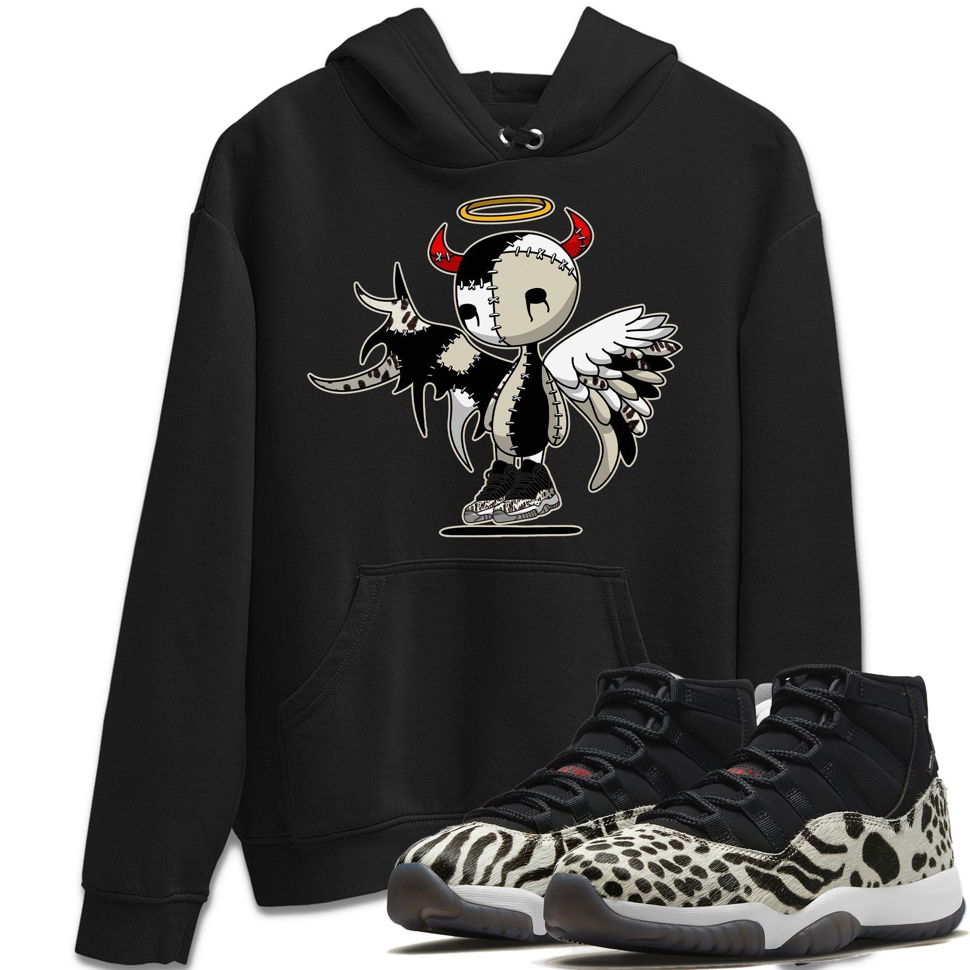 Jordan 11 Animal Instinct Shirt To Match Jordans Devil Angel Sneaker Tees Jordan 11 Animal Instinct Drip Gear Zone Sneaker Matching Clothing Unisex Shirts
