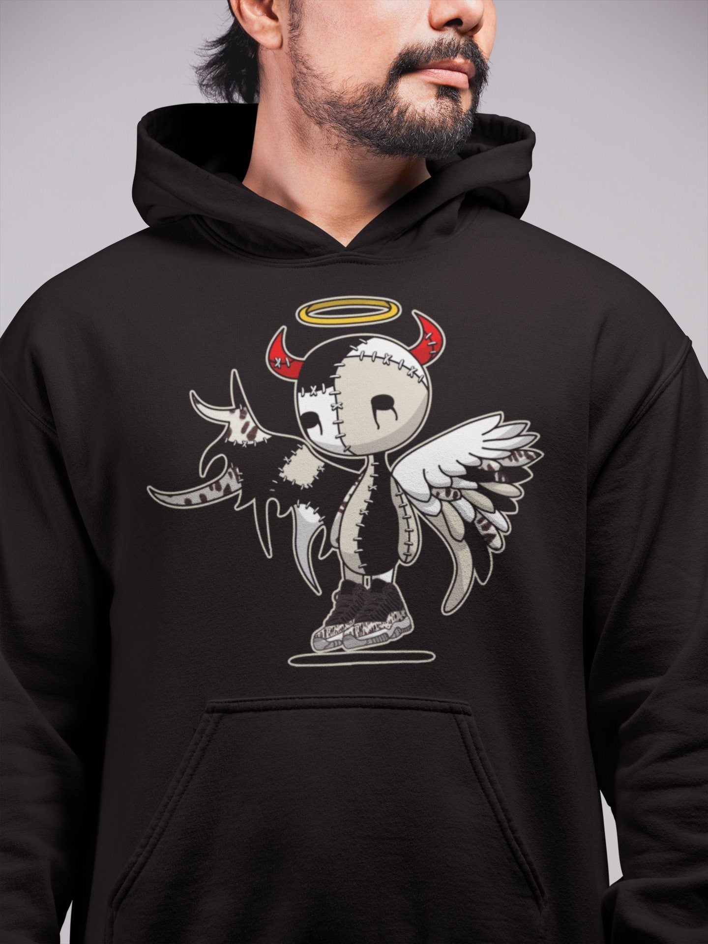 Jordan 11 Animal Instinct Shirt To Match Jordans Devil Angel Sneaker Tees Jordan 11 Animal Instinct Drip Gear Zone Sneaker Matching Clothing Unisex Shirts