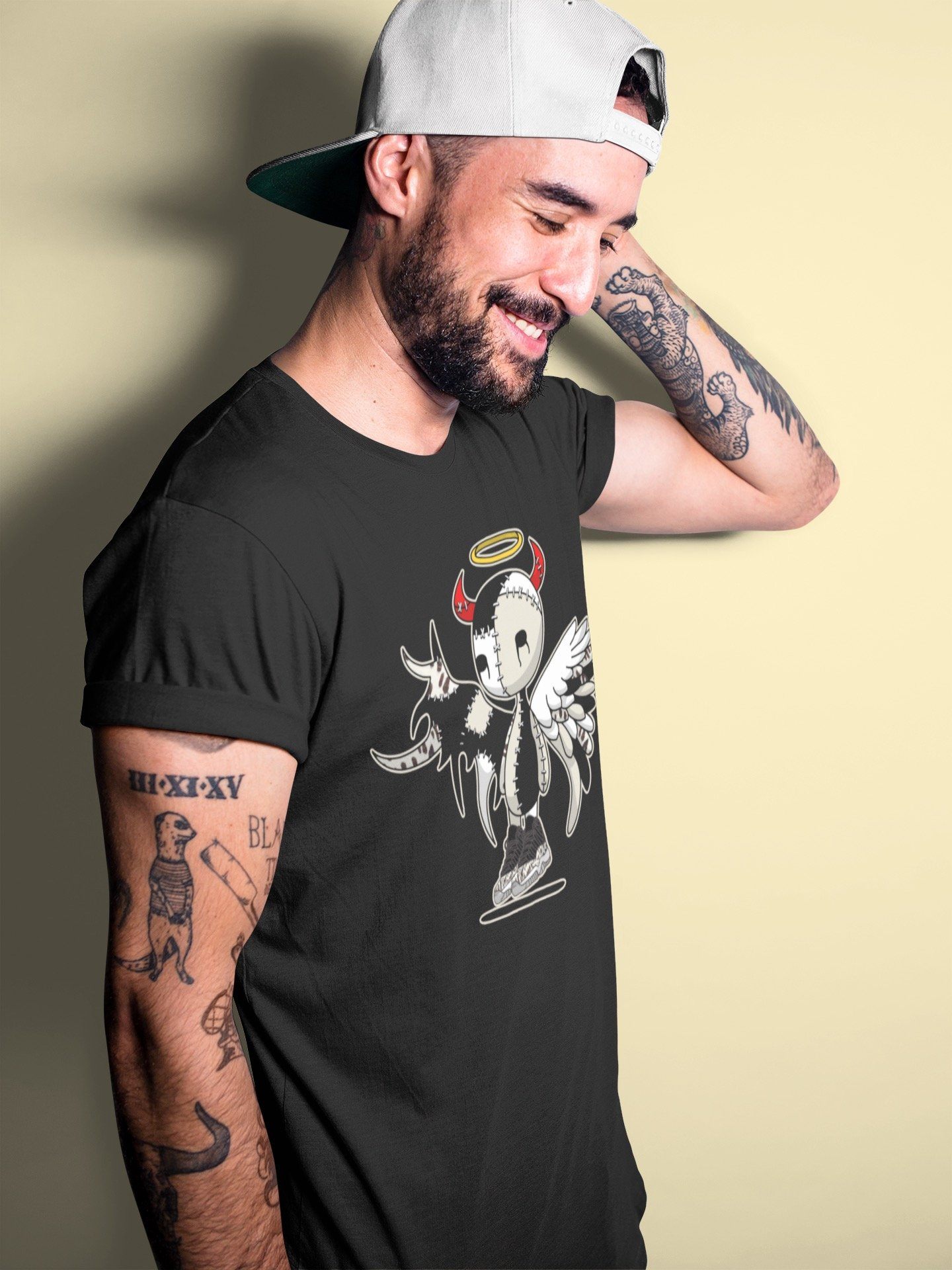 Jordan 11 Animal Instinct Shirt To Match Jordans Devil Angel Sneaker Tees Jordan 11 Animal Instinct Drip Gear Zone Sneaker Matching Clothing Unisex Shirts