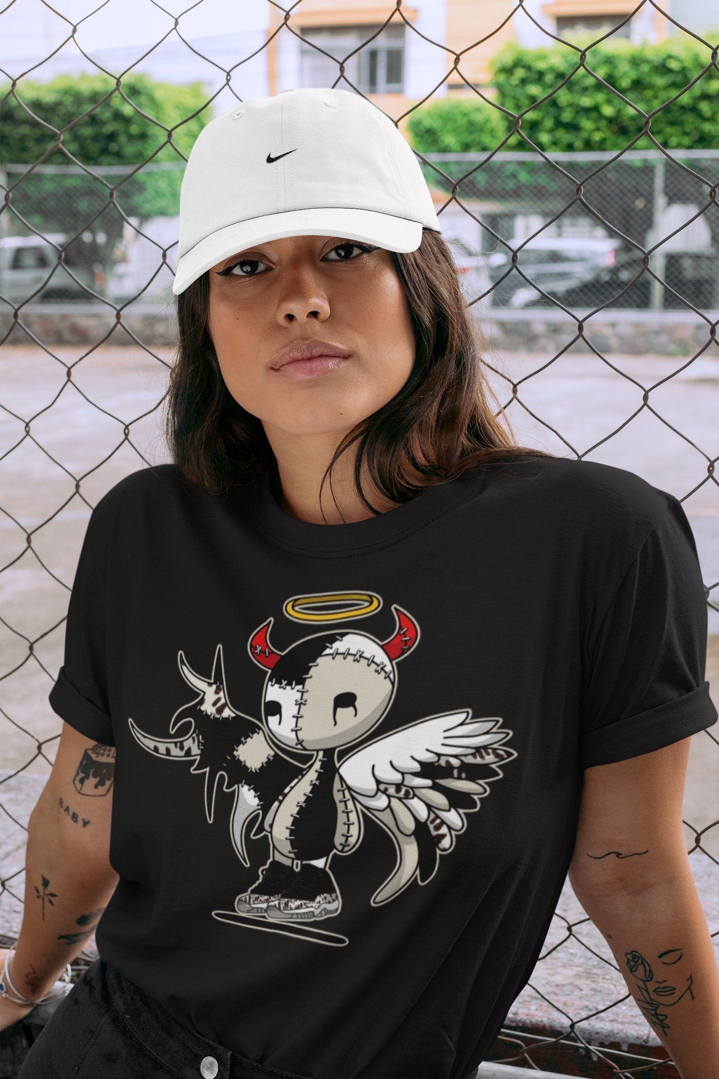 Jordan 11 Animal Instinct Shirt To Match Jordans Devil Angel Sneaker Tees Jordan 11 Animal Instinct Drip Gear Zone Sneaker Matching Clothing Unisex Shirts