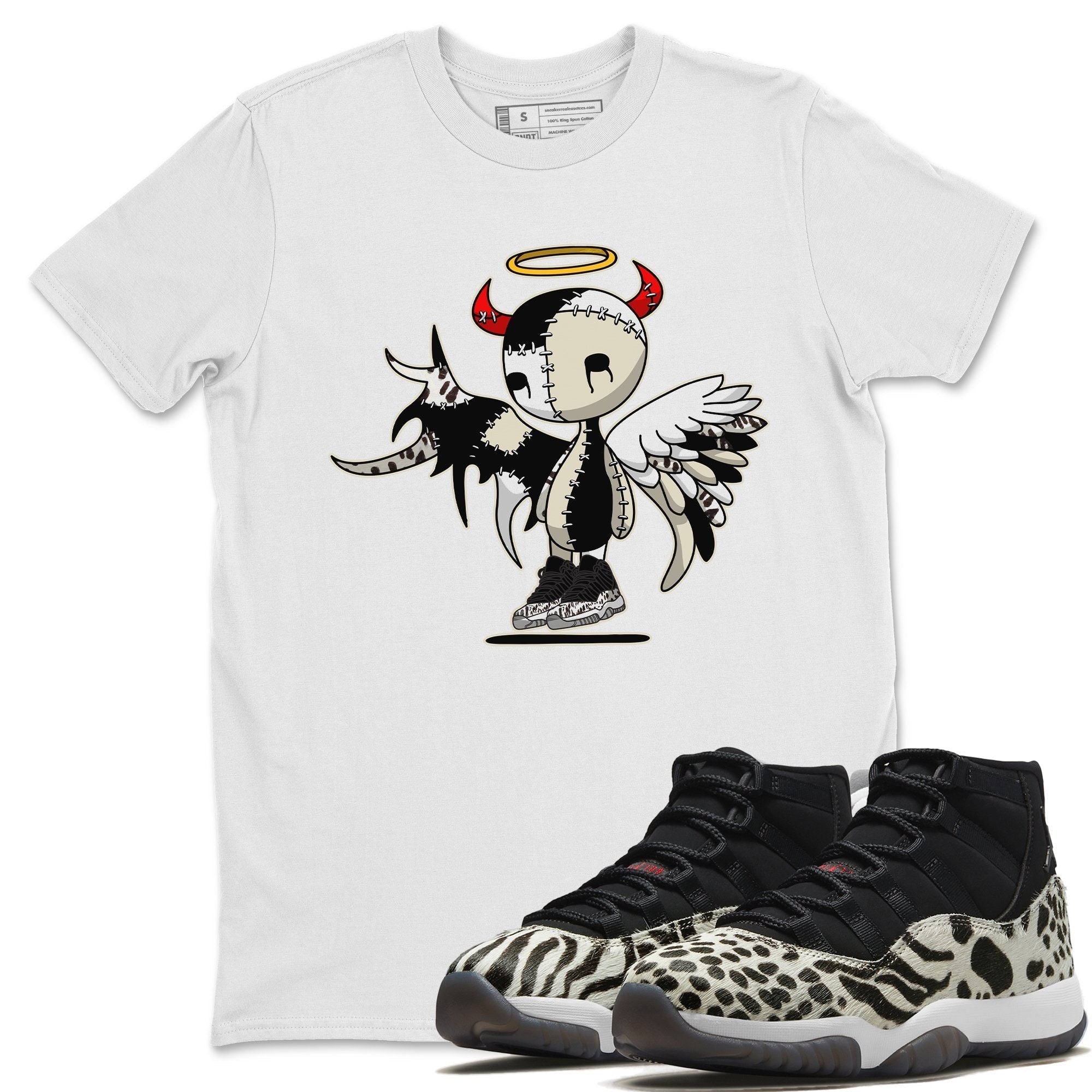 Jordan 11 Animal Instinct Shirt To Match Jordans Devil Angel Sneaker Tees Jordan 11 Animal Instinct Drip Gear Zone Sneaker Matching Clothing Unisex Shirts