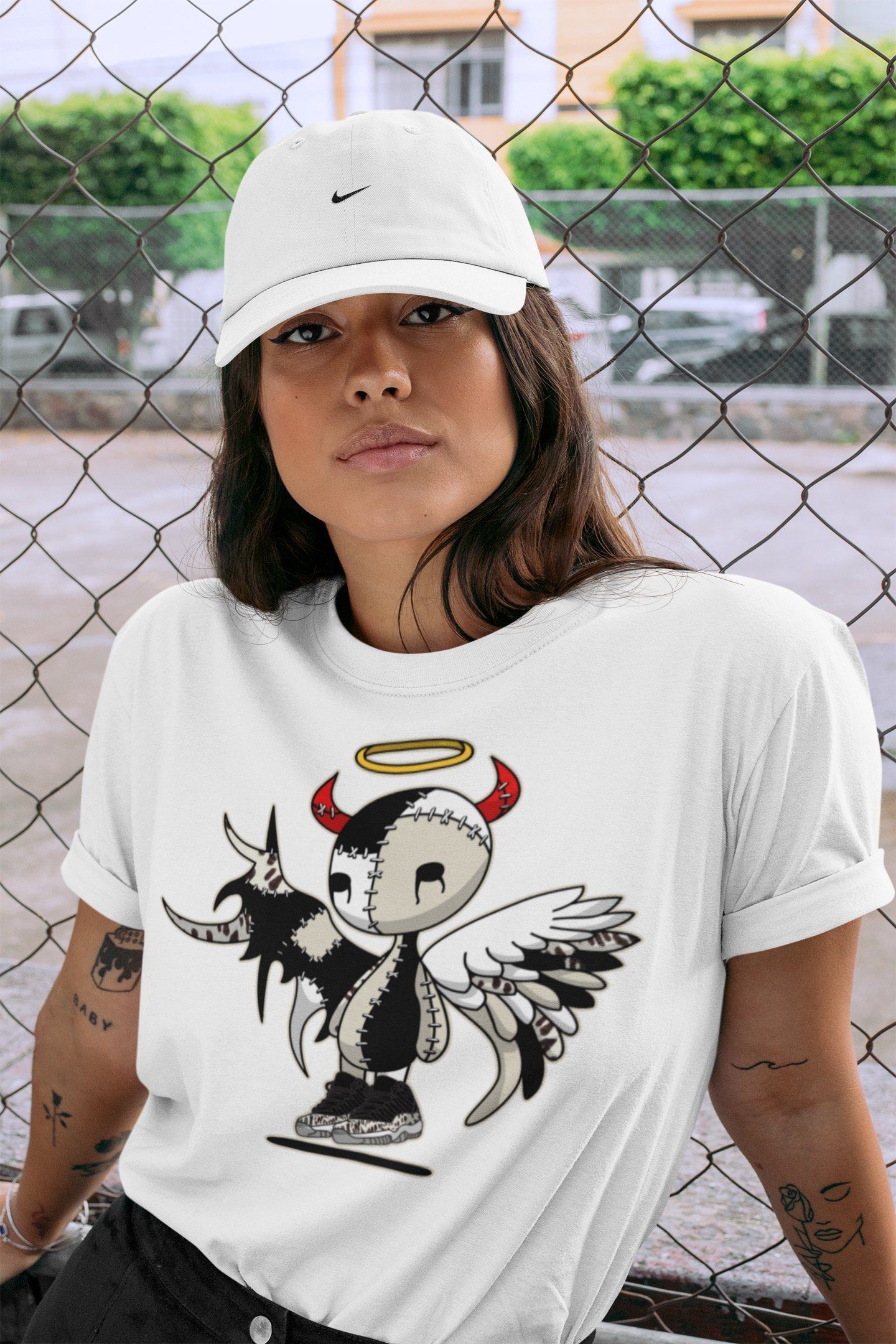 Jordan 11 Animal Instinct Shirt To Match Jordans Devil Angel Sneaker Tees Jordan 11 Animal Instinct Drip Gear Zone Sneaker Matching Clothing Unisex Shirts