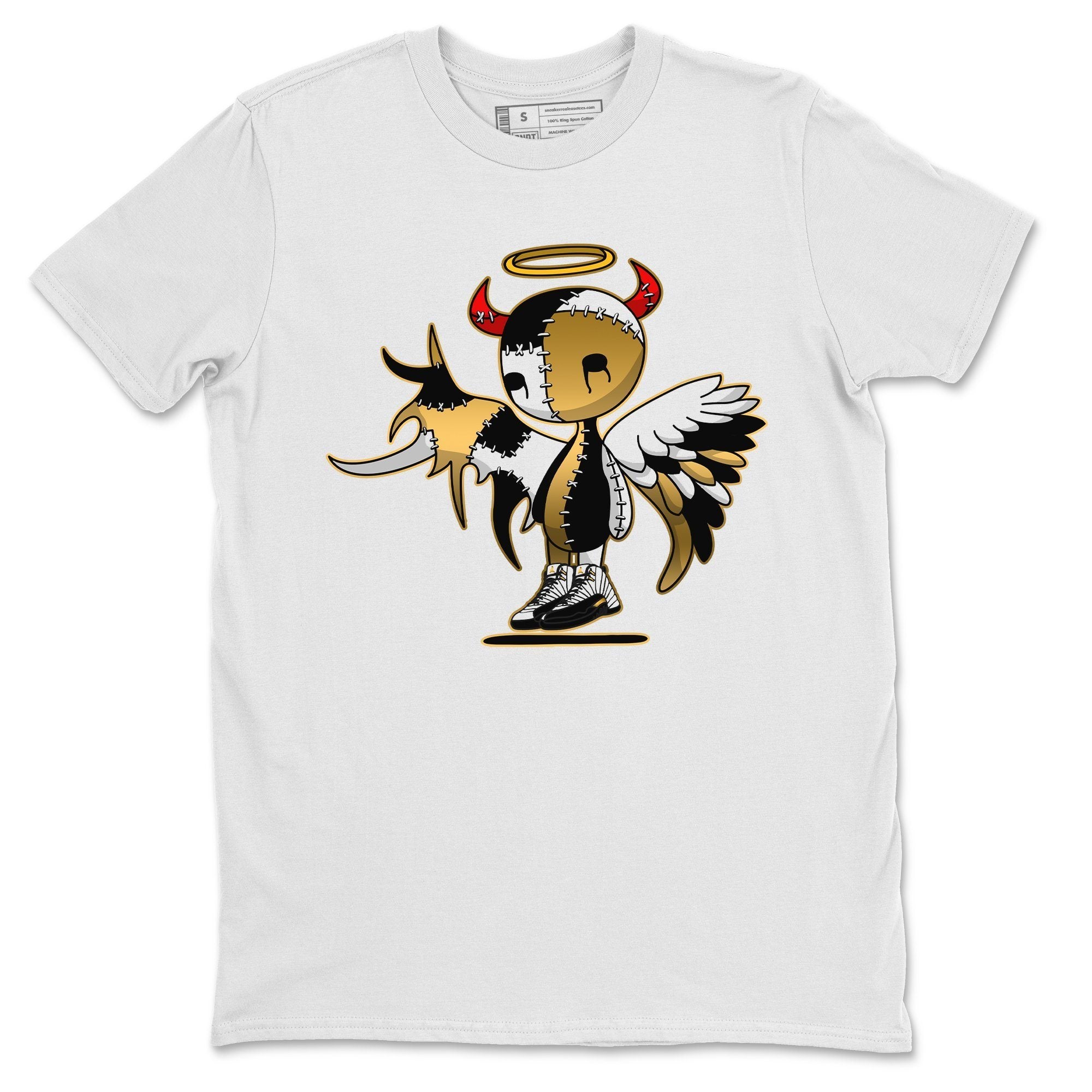 Jordan 12 Royalty Shirt To Match Jordans Devil Angel Sneaker Tees Jordan 12 Royalty Drip Gear Zone Sneaker Matching Clothing Unisex Shirts