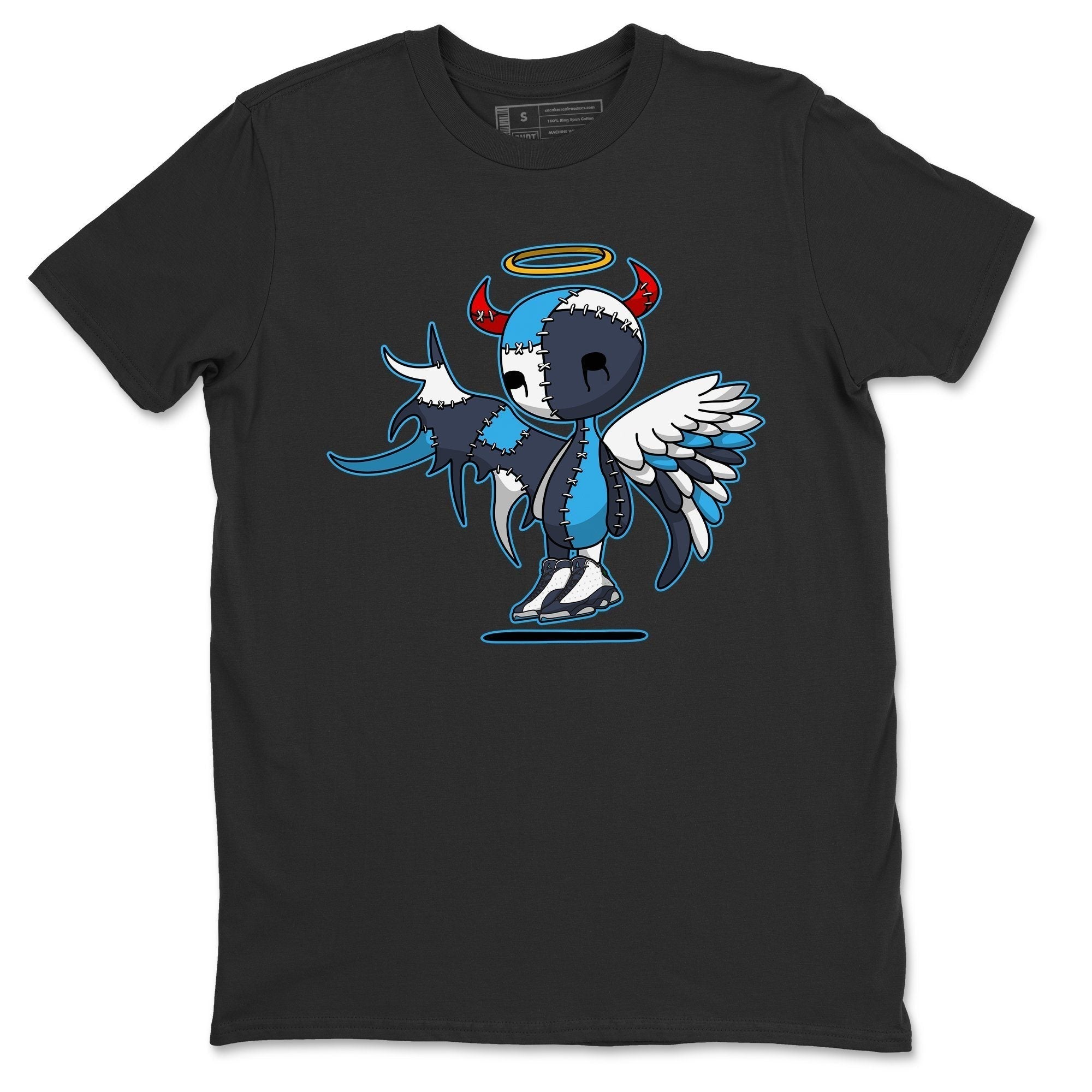 Jordan 13 Obsidian Shirt To Match Jordans Devil Angel Sneaker Tees Jordan 13 Obsidian Drip Gear Zone Sneaker Matching Clothing Unisex Shirts