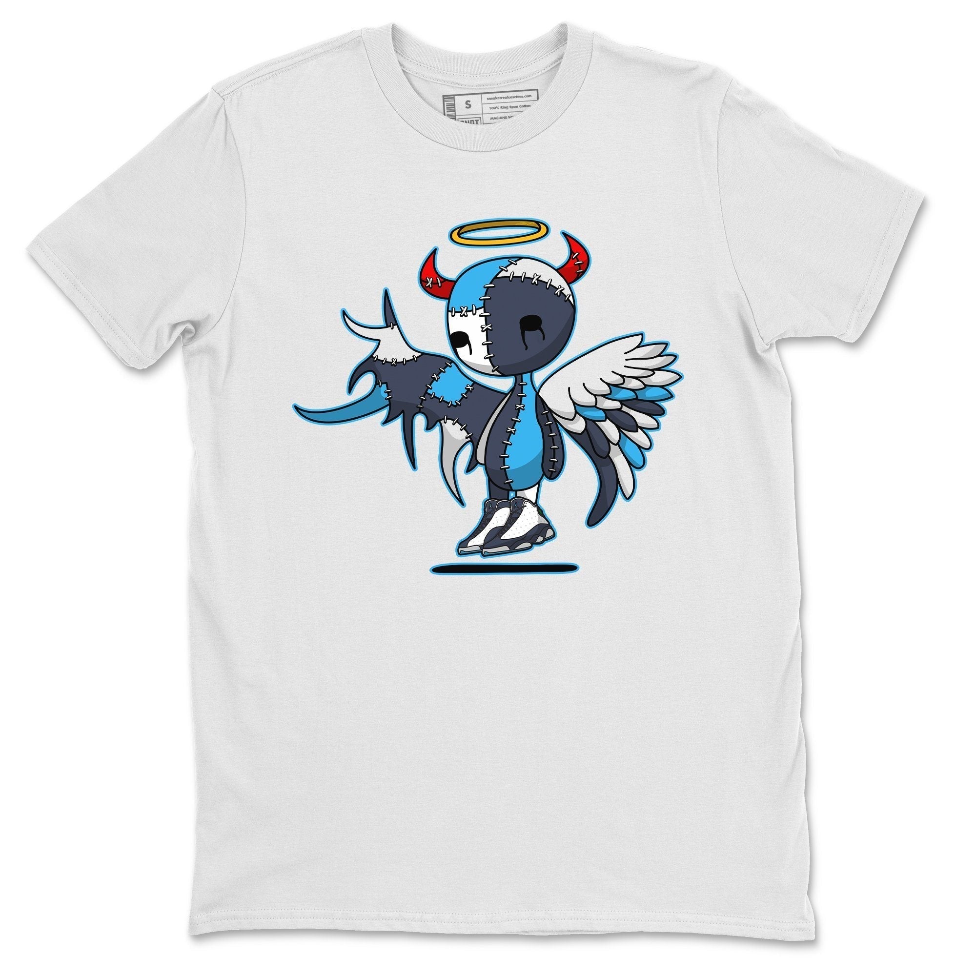 Jordan 13 Obsidian Shirt To Match Jordans Devil Angel Sneaker Tees Jordan 13 Obsidian Drip Gear Zone Sneaker Matching Clothing Unisex Shirts