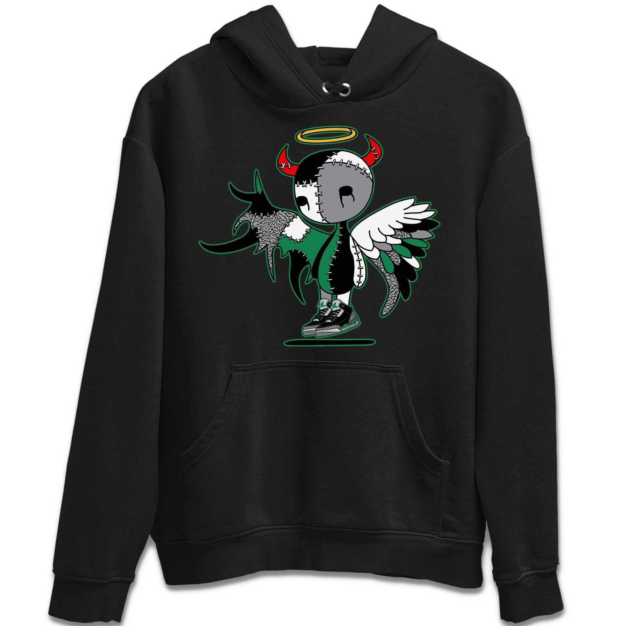 Jordan 3 Pine Green Shirt To Match Jordans Devil Angel Sneaker Tees Jordan 3 Pine Green Drip Gear Zone Sneaker Matching Clothing Unisex Shirts