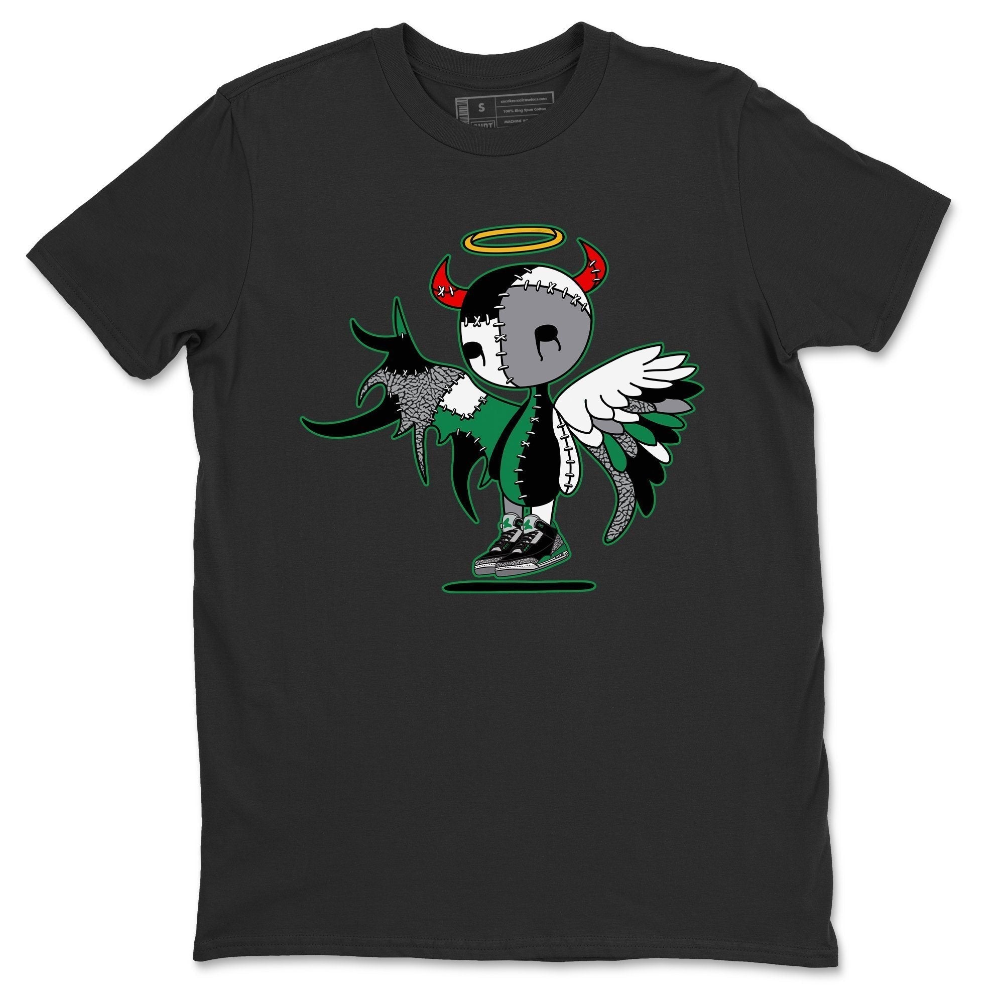 Jordan 3 Pine Green Shirt To Match Jordans Devil Angel Sneaker Tees Jordan 3 Pine Green Drip Gear Zone Sneaker Matching Clothing Unisex Shirts