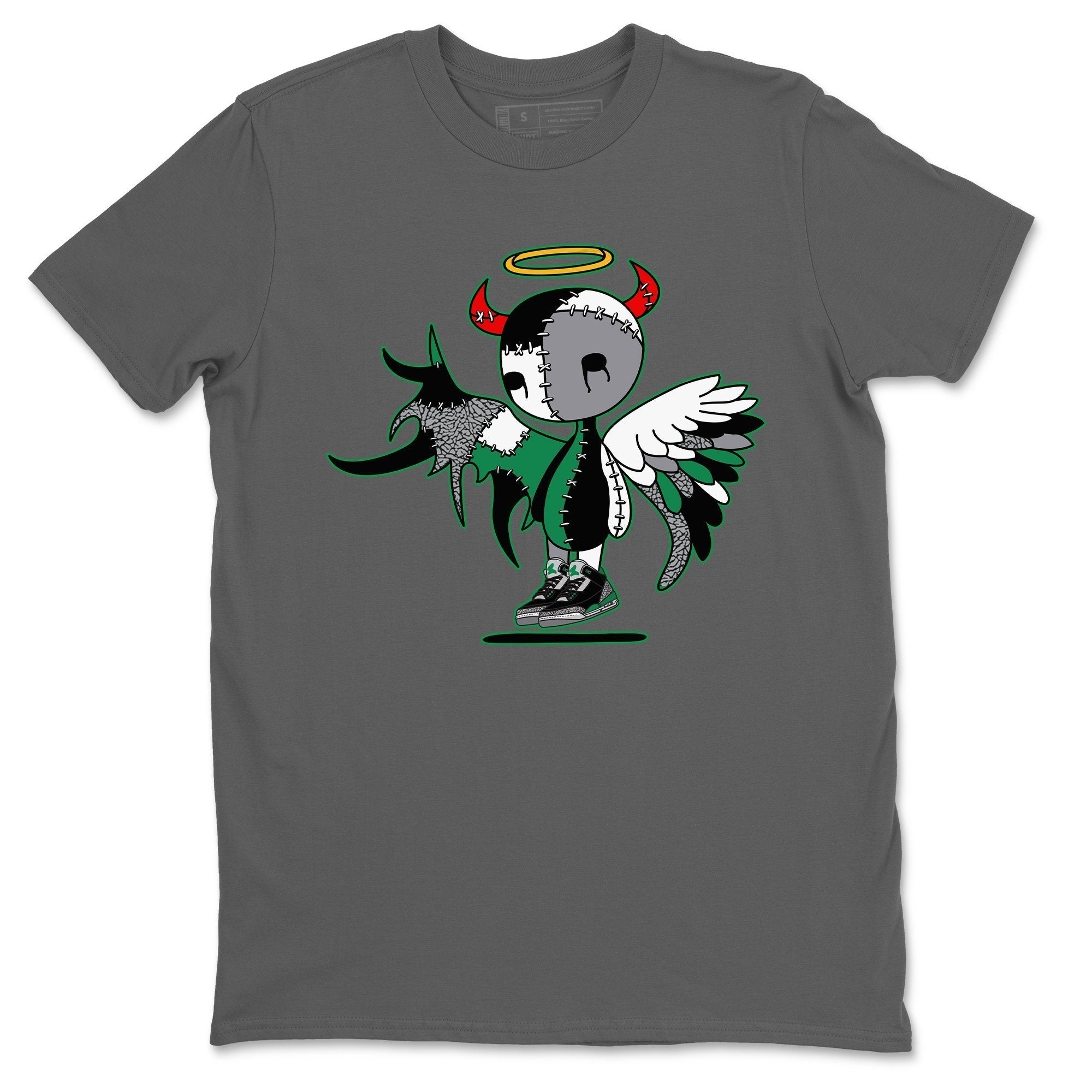 Jordan 3 Pine Green Shirt To Match Jordans Devil Angel Sneaker Tees Jordan 3 Pine Green Drip Gear Zone Sneaker Matching Clothing Unisex Shirts