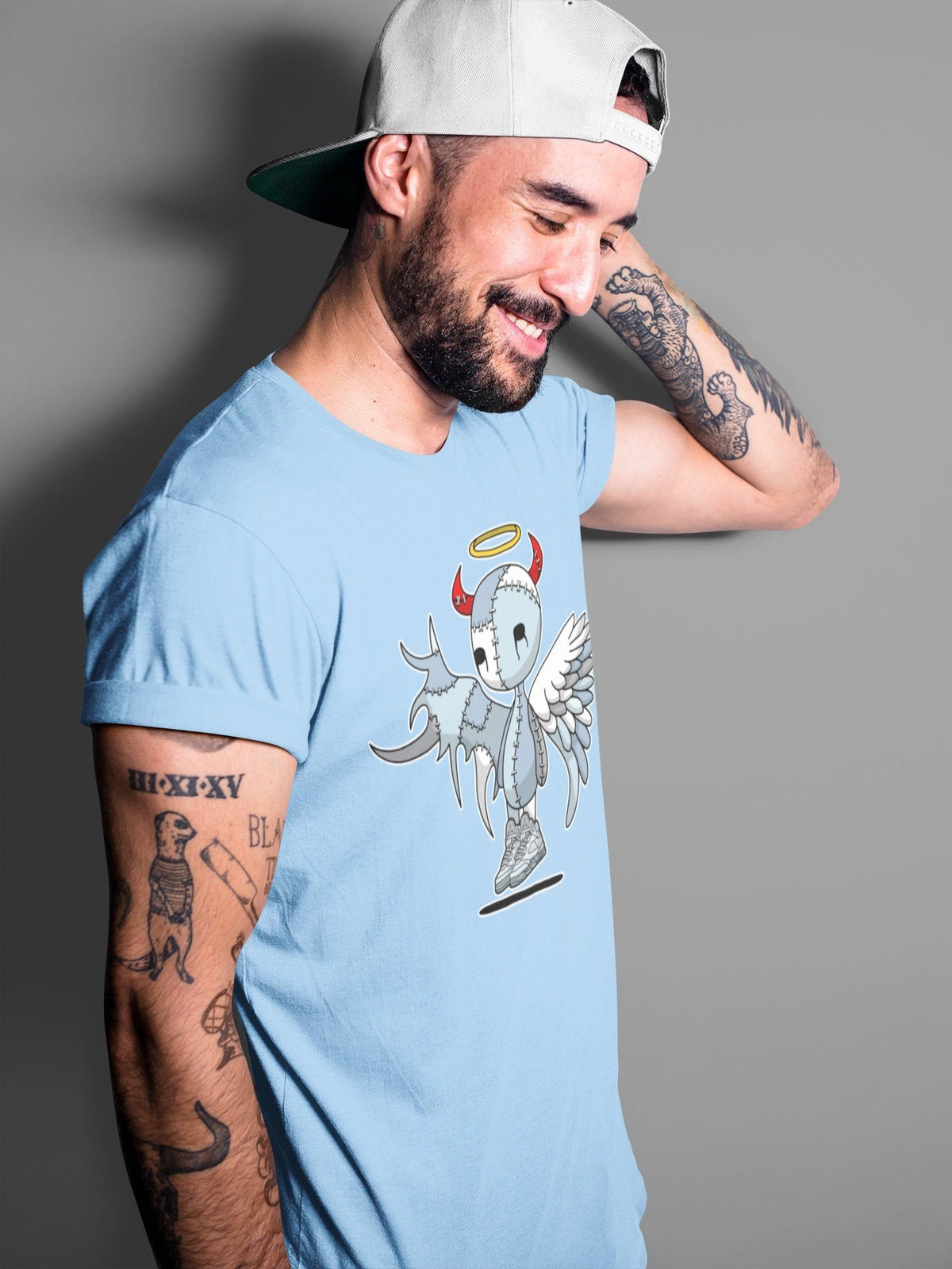 Jordan 5 Blue Bird Shirt To Match Jordans Devil Angel Sneaker Tees Jordan 5 Blue Bird Drip Gear Zone Sneaker Matching Clothing Unisex Shirts