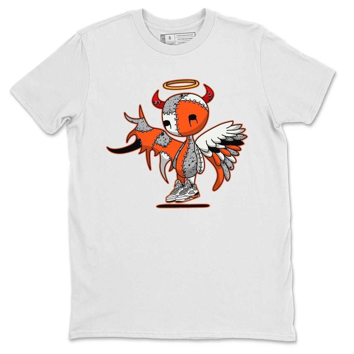 Jordan 5 Shattered Backboard Shirt To Match Jordans Devil Angel Sneaker Tees Jordan 5 Shattered Backboard Drip Gear Zone Sneaker Matching Clothing Unisex Shirts