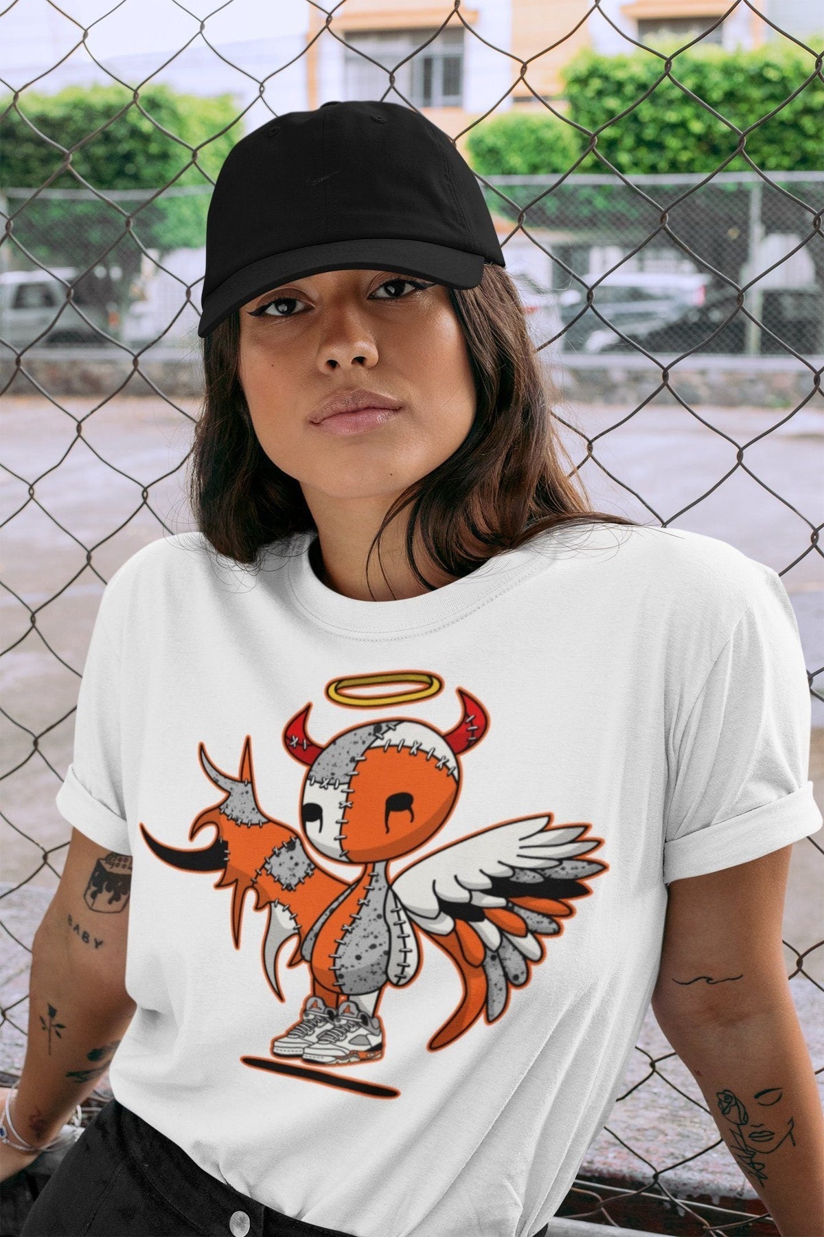 Jordan 5 Shattered Backboard Shirt To Match Jordans Devil Angel Sneaker Tees Jordan 5 Shattered Backboard Drip Gear Zone Sneaker Matching Clothing Unisex Shirts