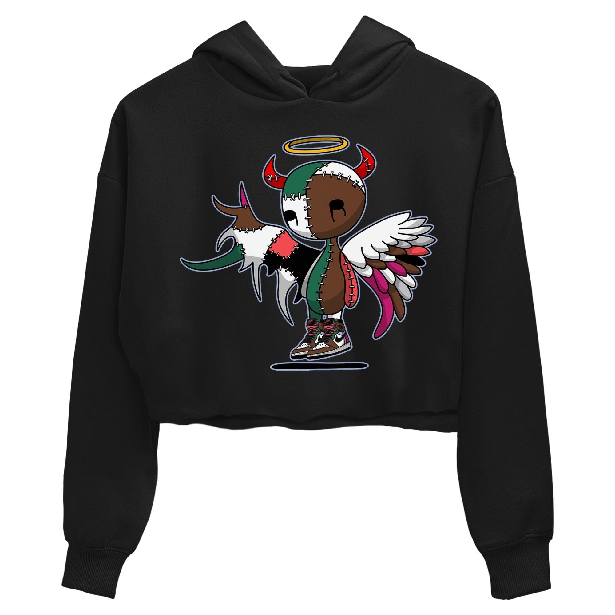 Jordan 1 Hand Crafted Sneaker Matching T-Shirt Devil Angel Sneaker Tees Jordan 1 Hand Crafted Sneaker Release Tees Women's Shirts