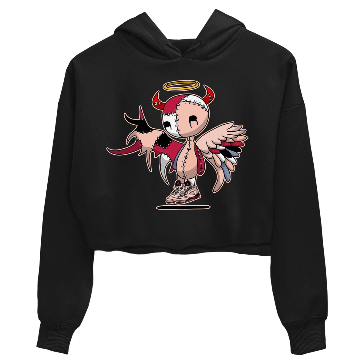 Jordan 5 Girls That Hoop Sneaker Matching T-Shirt Devil Angel Sneaker Tees Jordan 5 Girls That Hoop Sneaker Release Tees Women's Shirts