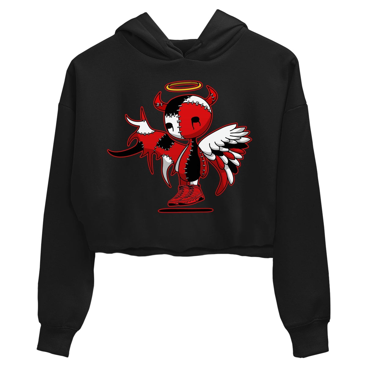 Jordan 9 Chile Red Shirt To Match Jordans Devil Angel Sneaker Tees Jordan 9 Chile Red Drip Gear Zone Sneaker Matching Clothing Women's Shirts