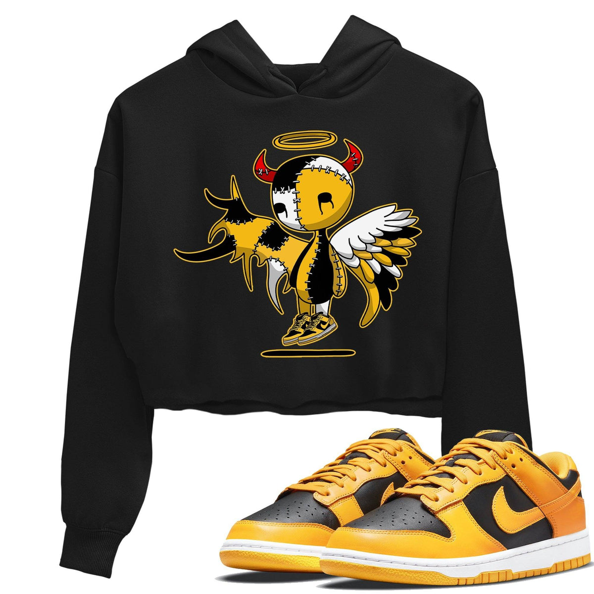 Dunk Championship Goldenrod Sneaker Match Tees Devil Angel Sneaker Tees Dunk Championship Goldenrod Jordan to match sneaker T-Shirt Women's Shirts