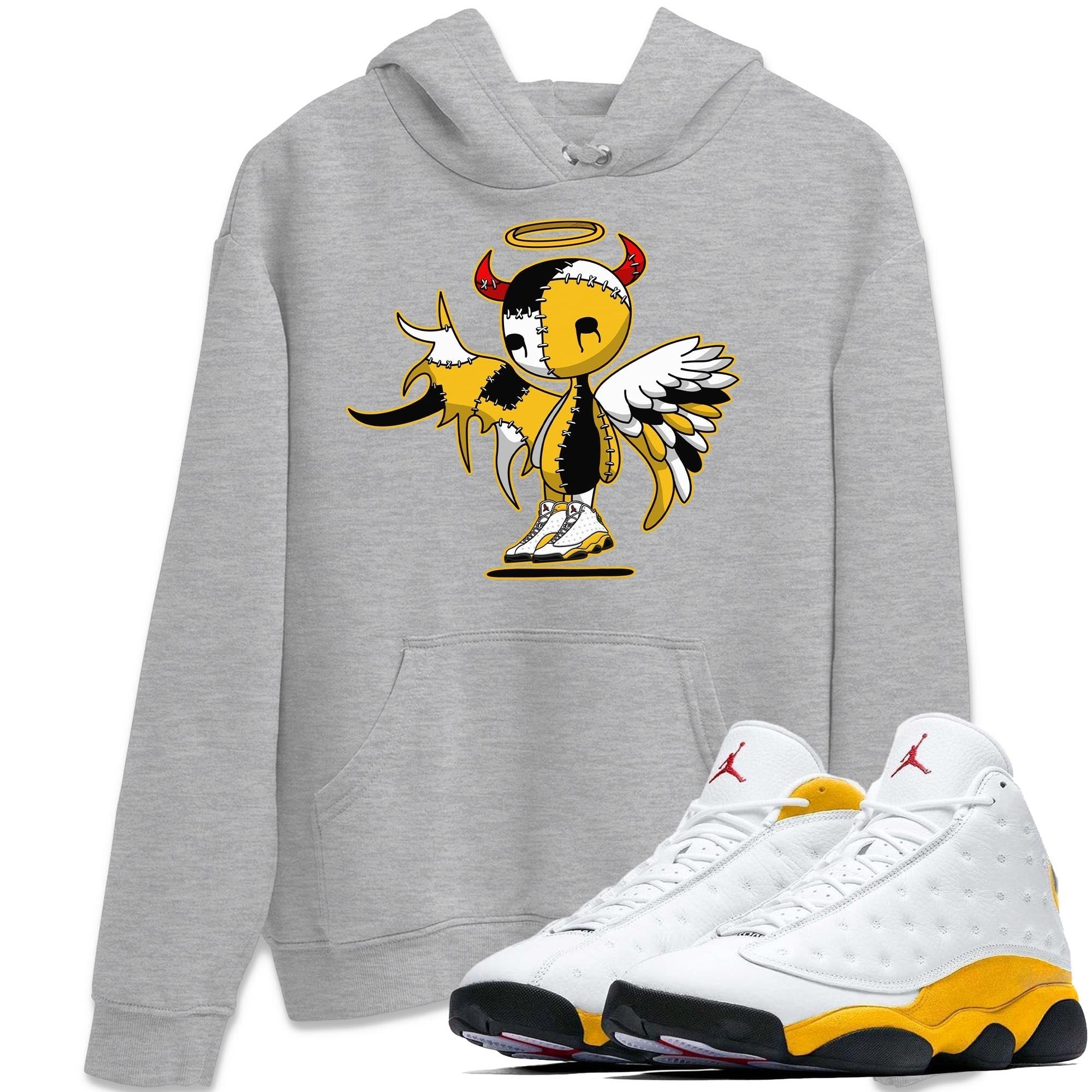 Jordan 13 Del Sol Shirt To Match Jordans Devil Angel Sneaker Tees Jordan 13 Del Sol Drip Gear Zone Sneaker Matching Clothing Unisex Shirts